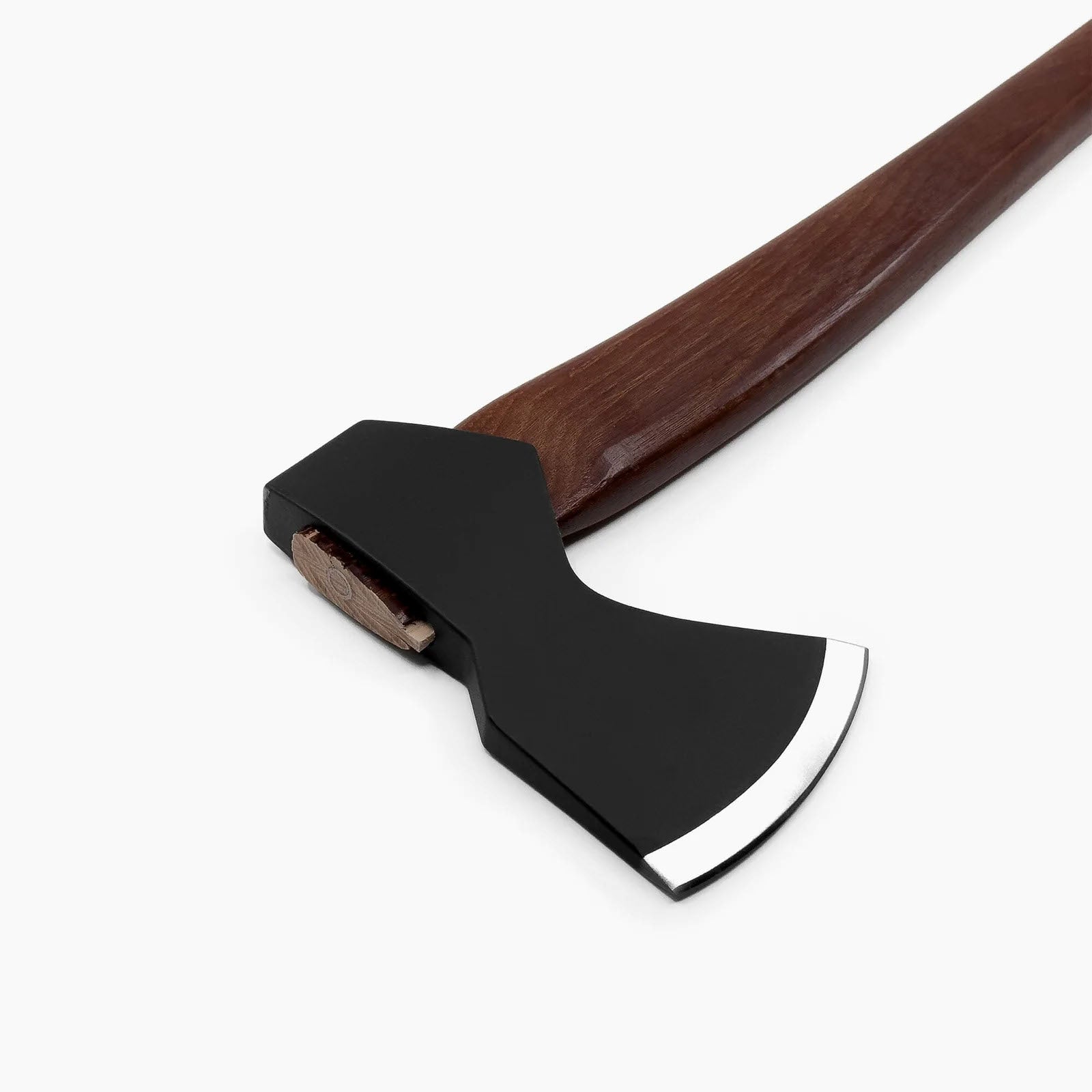 BAREBONES Hache de bûcheron, hache à fendre, hache forestière, pour les activités de plein air, manche en hickory, lame en acier, 70 cm