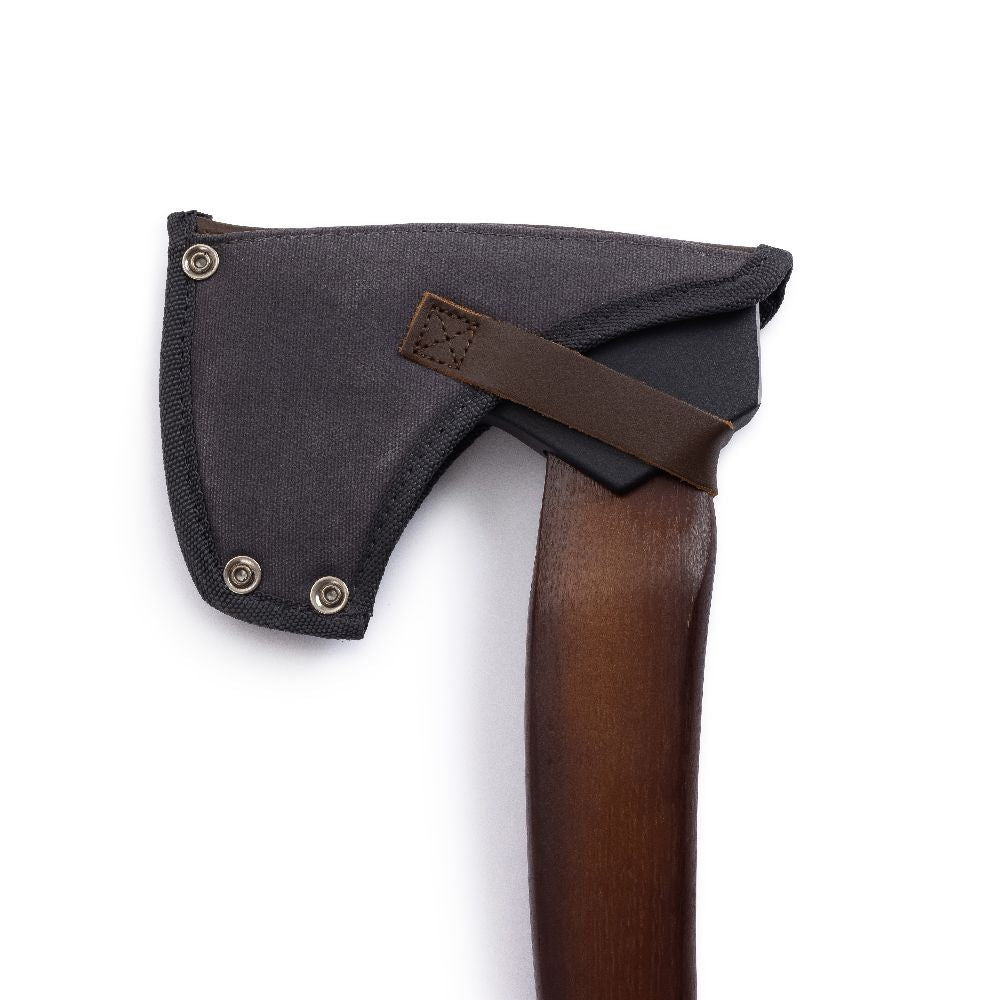 Hache de bûcheron BAREBONES, hache à fendre, hache forestière, manche en bois de noyer, acier, 70 cm