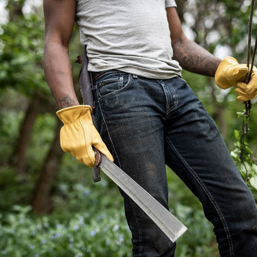 BAREBONES Machette Nata Full Tang Bush Knife Bushcraft Camping Couteau à découper 53 cm