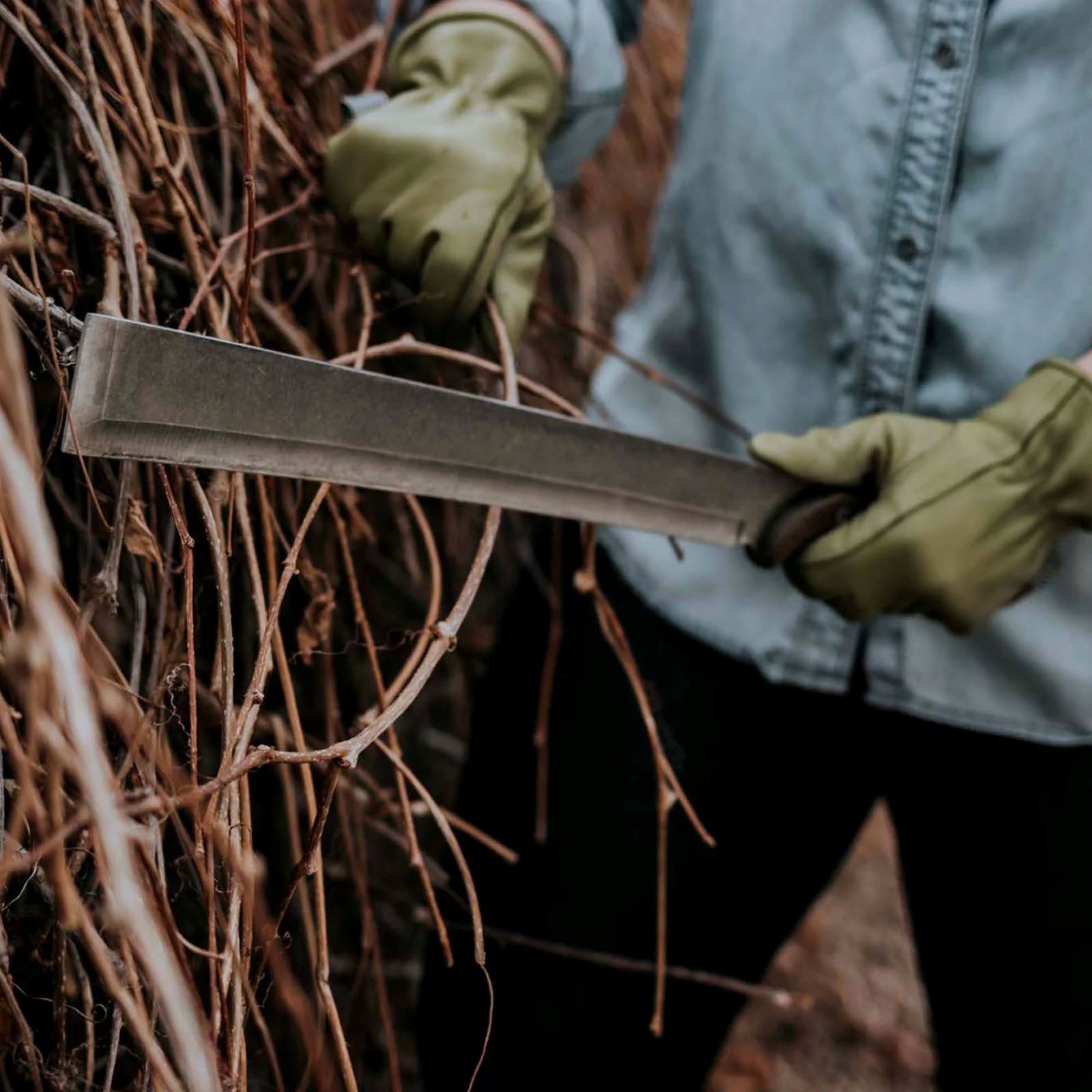 BAREBONES Machette Nata Full Tang Bush Knife Bushcraft Camping Couteau à découper 53 cm