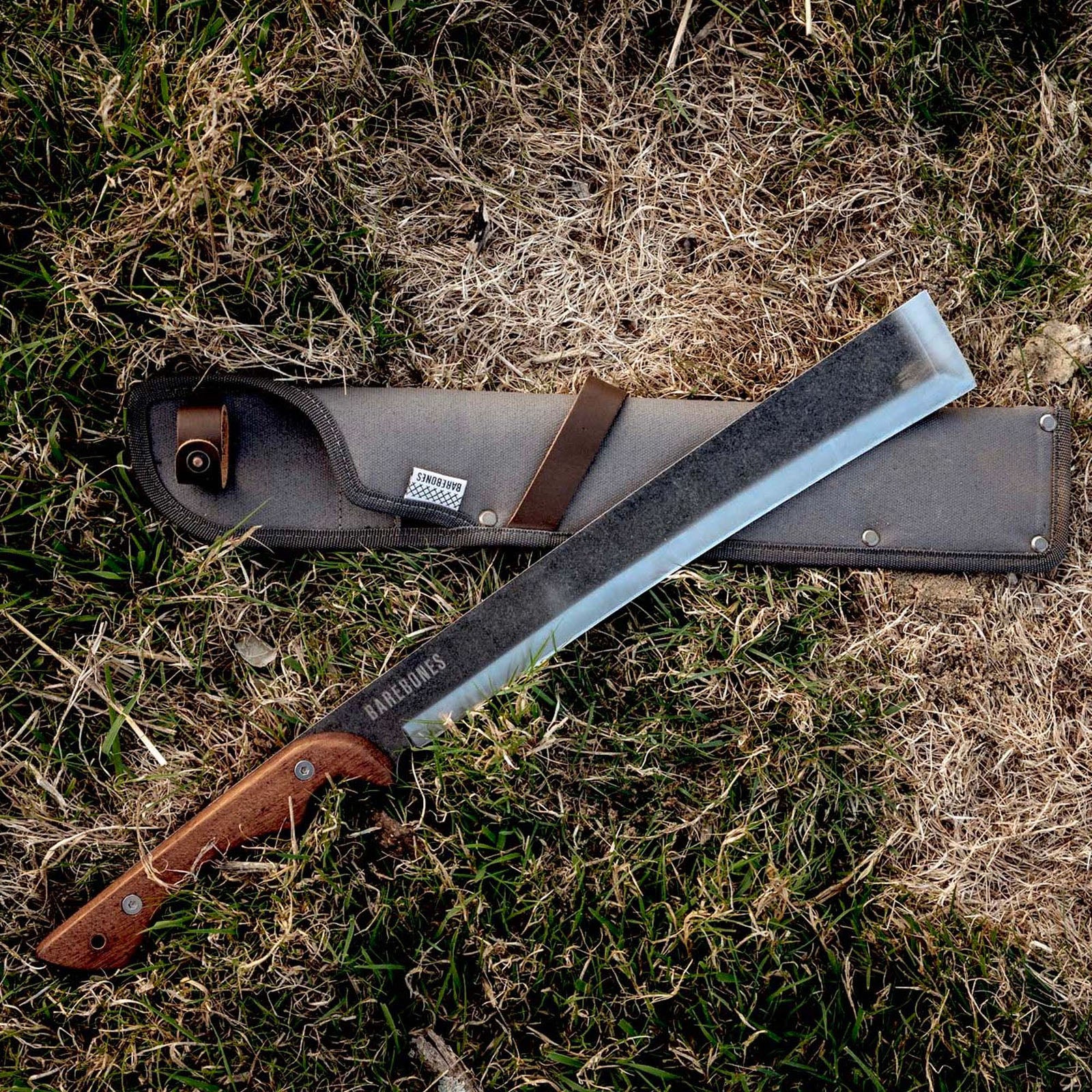 BAREBONES Machete Nata Full Tang Bush Knife Bushcraft Camping Chopping Knife 53 cm
