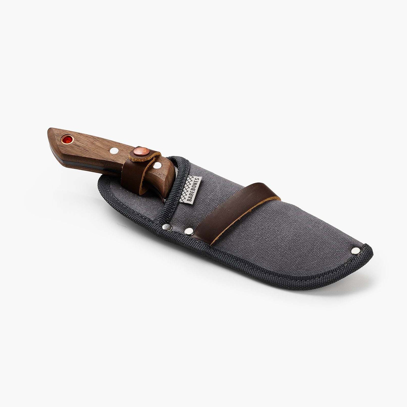 BAREBONES Gürtelmesser Messer No. 6 Outdoor Survival Jagd Messer Walnuss Holz