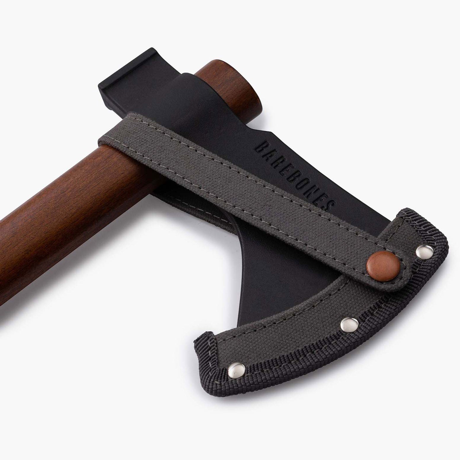 Hache de camping BAREBONES, hachette à main, manche en bois de noyer, acier au carbone, pour l'extérieur