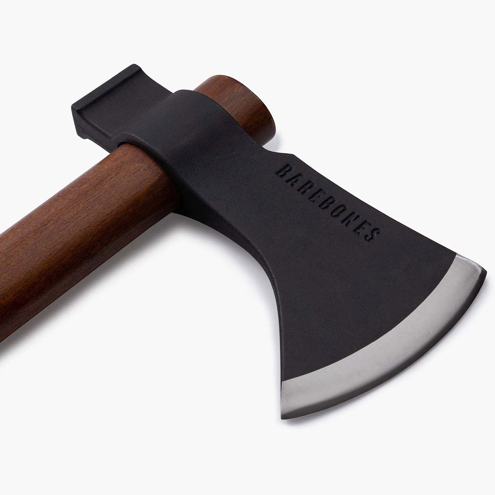 Hache de camping BAREBONES, hachette à main, manche en bois de noyer, acier au carbone, pour l'extérieur
