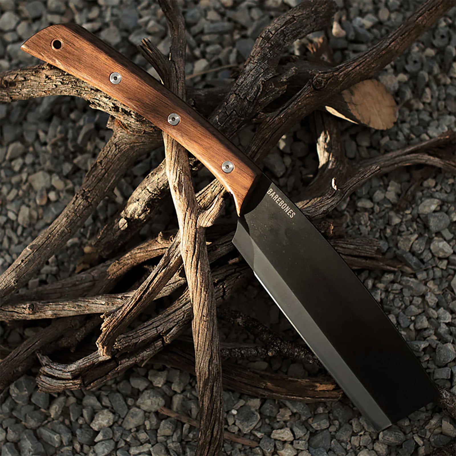 BAREBONES Hachette Nata à soie pleine Hachette de camping Bushcraft Hache Machette Bois 30 cm