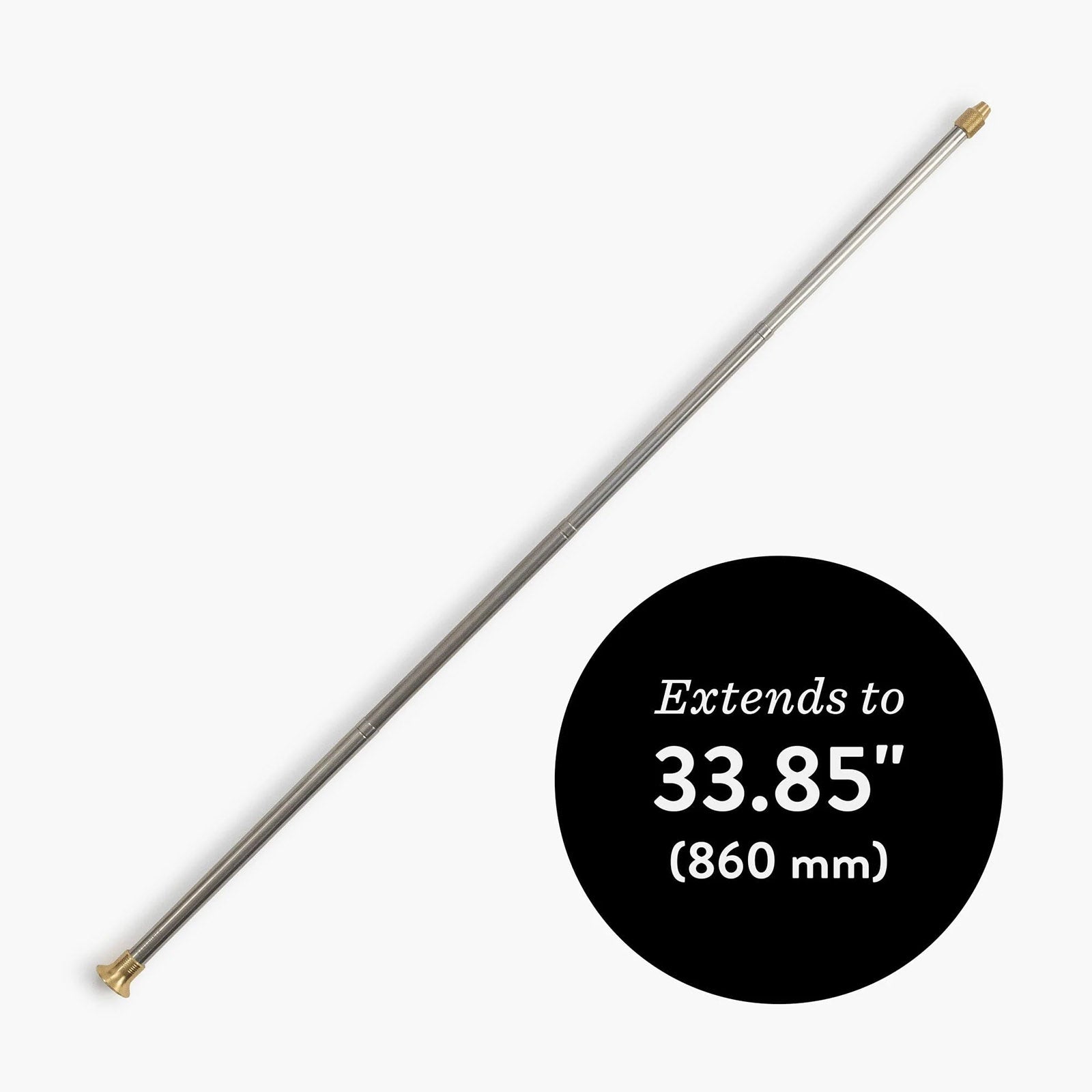 BAREBONES Teleskop Blasrohr Feuerblasrohr Feuer Starter Gebläse Rohr BBQ Messing