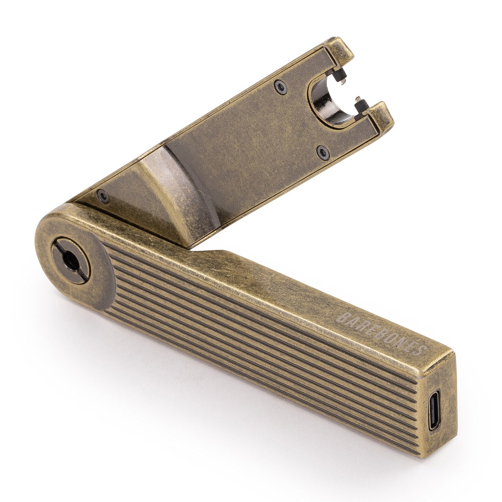 Briquet BAREBONES « Sturm » – Design « Pivot Arc » à arc électrique – Rechargeable