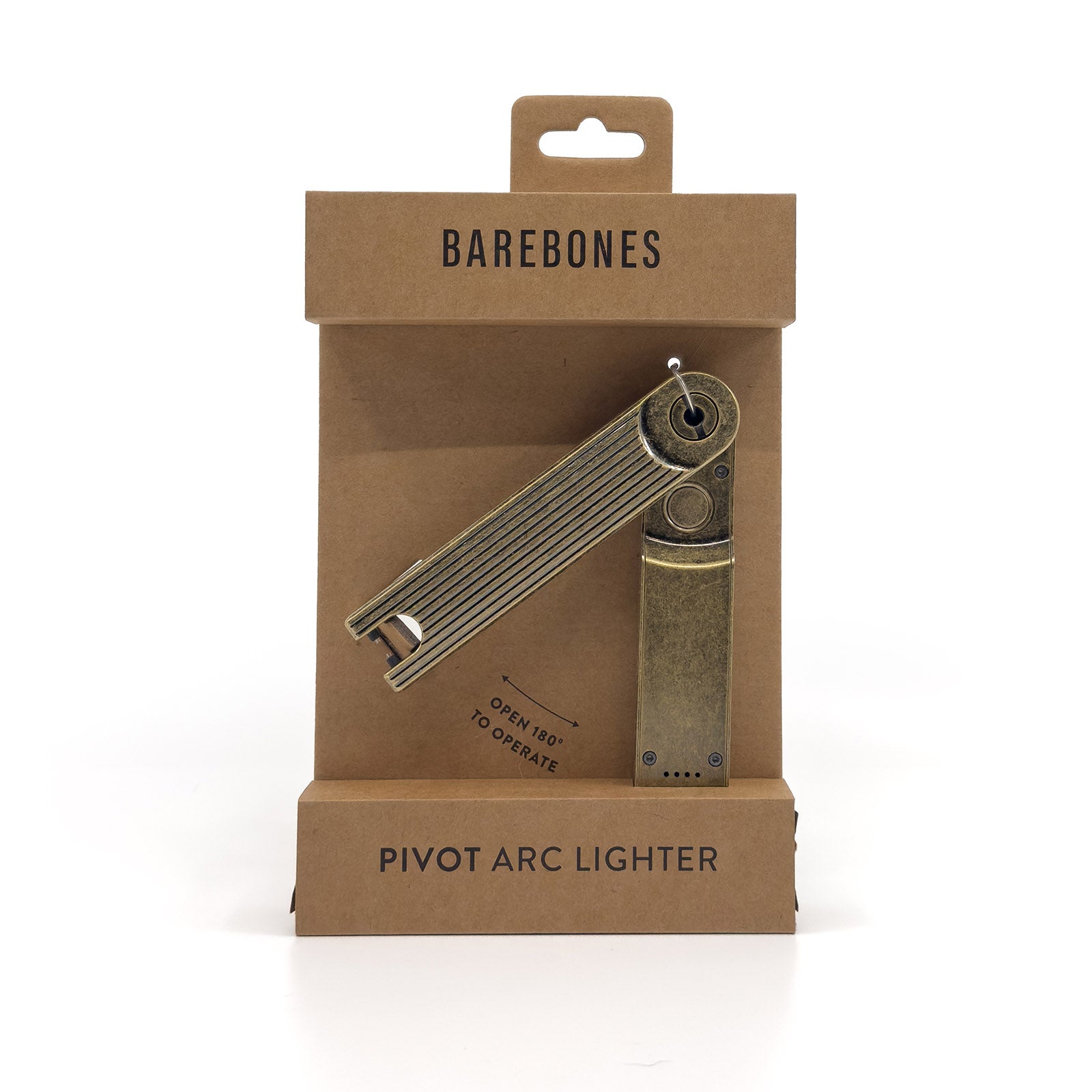Briquet BAREBONES « Sturm » – Design « Pivot Arc » à arc électrique – Rechargeable