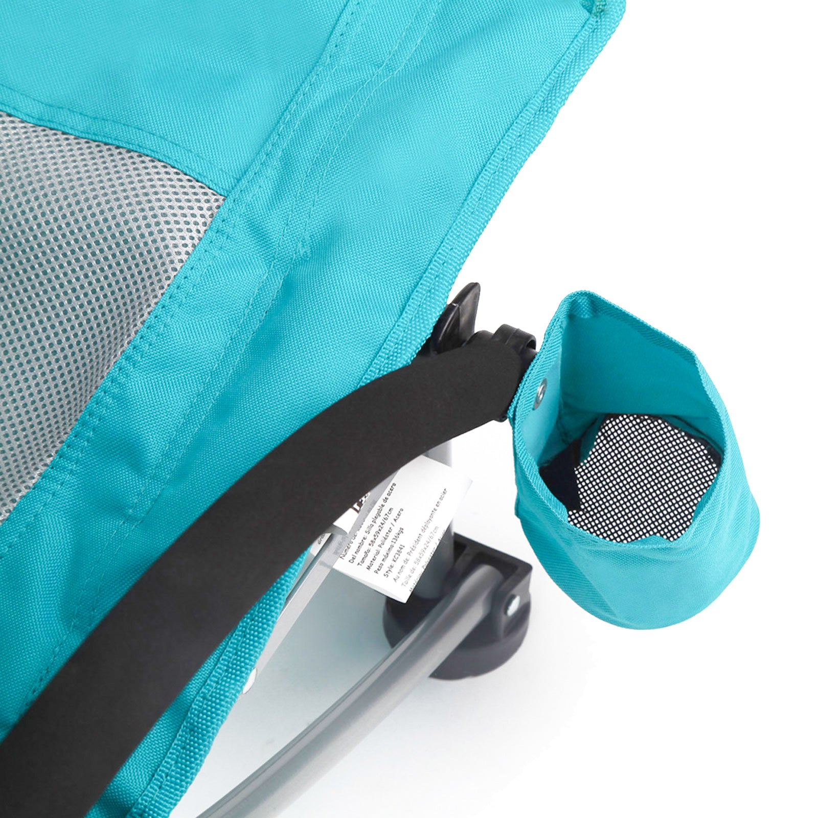 KINGCAMP Strand Liege Stuhl Camping Klapp Falt Sessel Niedrig Garten Stahl 136kg