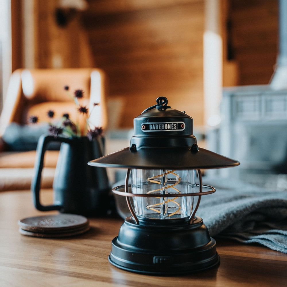 BAREBONES Camping Lantern Outpost Lantern Retro Lamp Dimmable Steel USB Battery LED