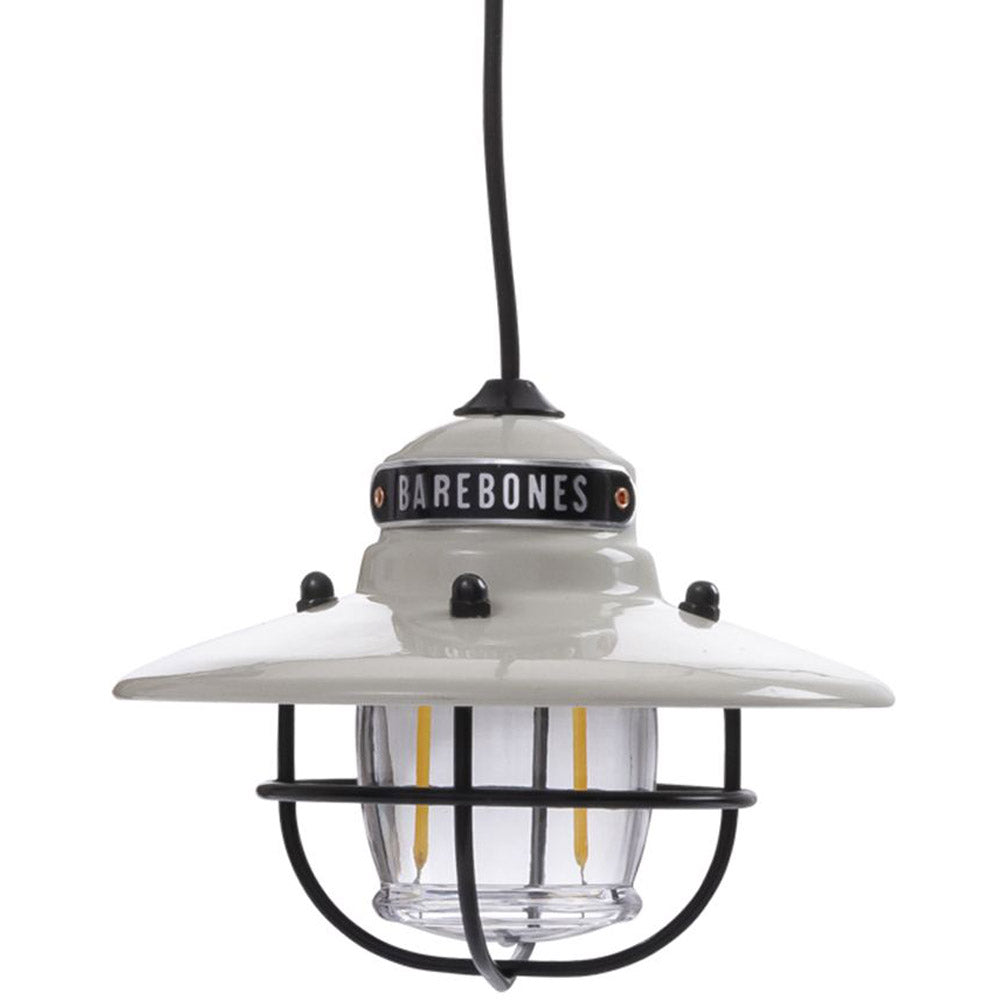 BAREBONES Lampe de camping Edison String, suspension rétro, intensité réglable, acier, USB, LED