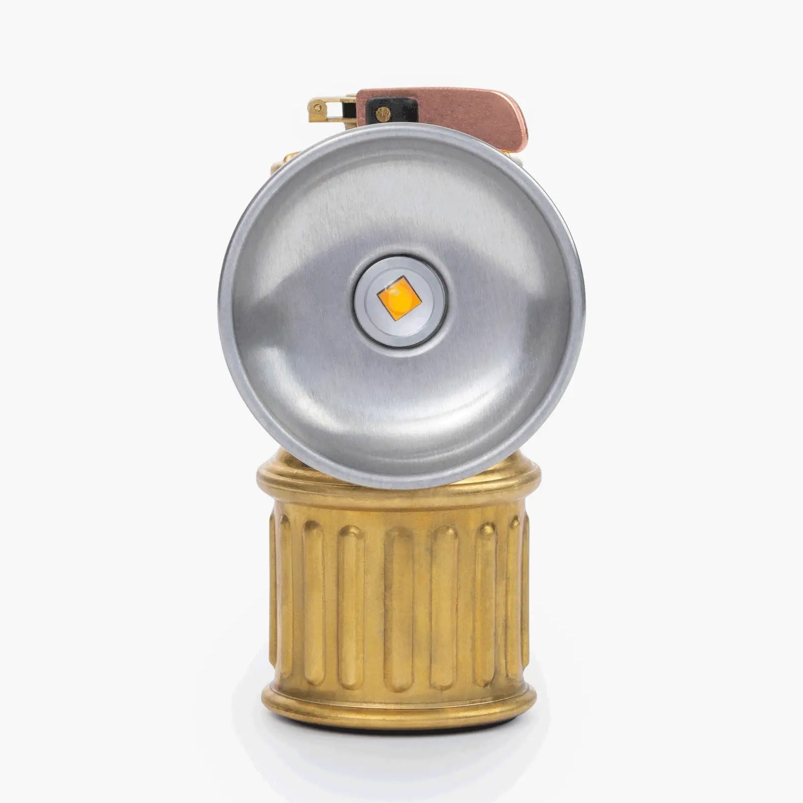 Lanterne de camping BAREBONES « Miners Lantern » Mini lampe rétro à intensité réglable, batterie USB, LED