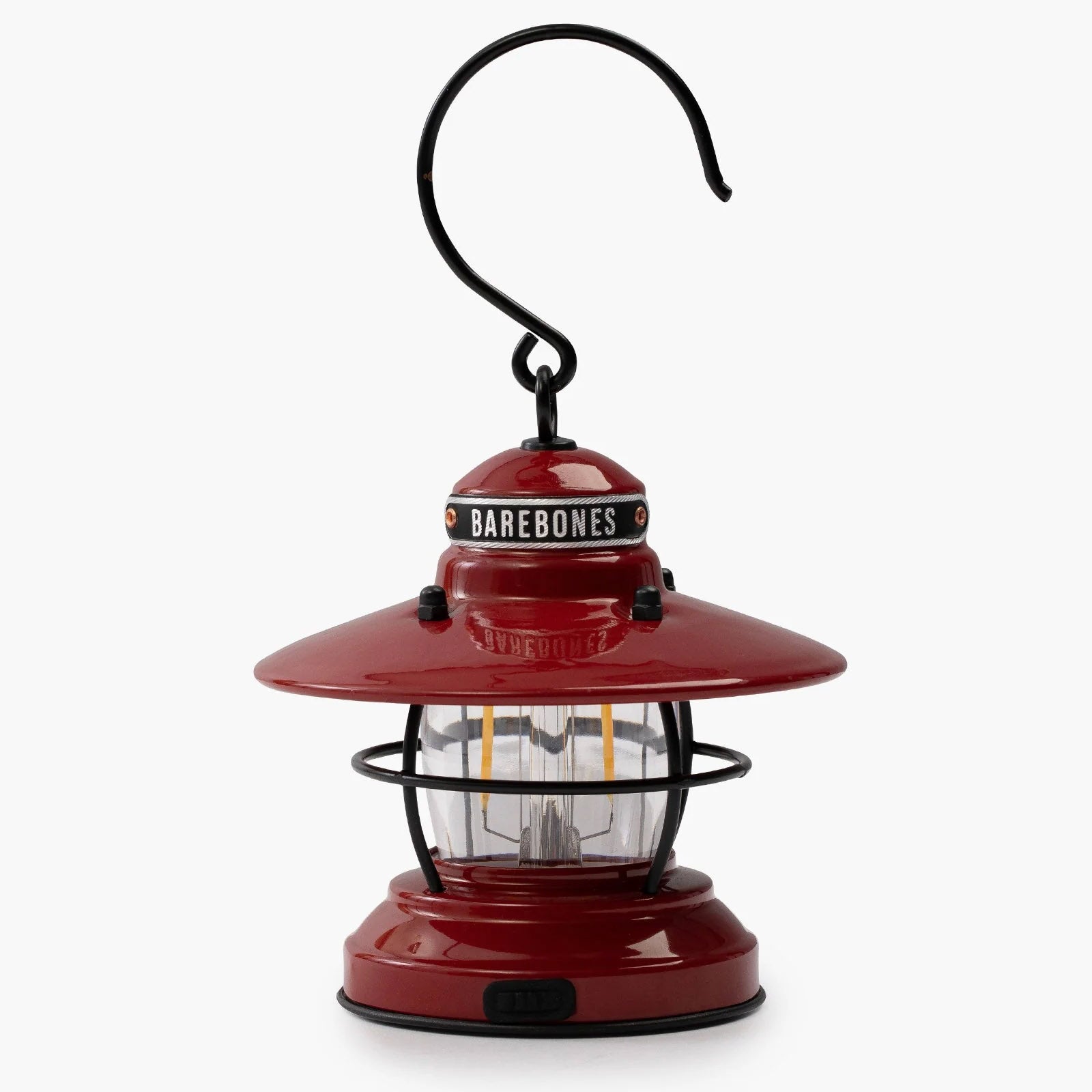 BAREBONES Camping Laterne Edison Mini Retro Lampe Dimmbar Stahl USB Akku LED