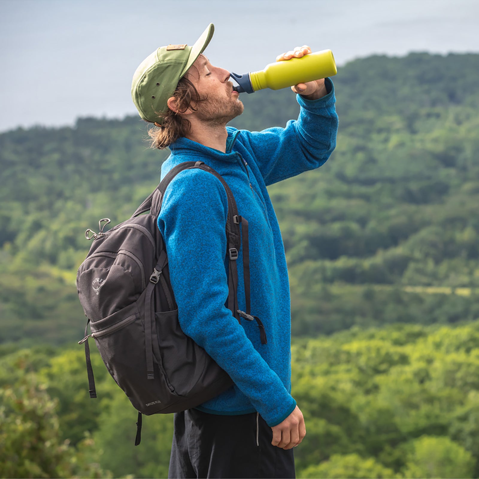 KLEAN KANTEEN Sport Drinking Bottle Classic Sport Cap Wide Mouth Water Bottle 532ml