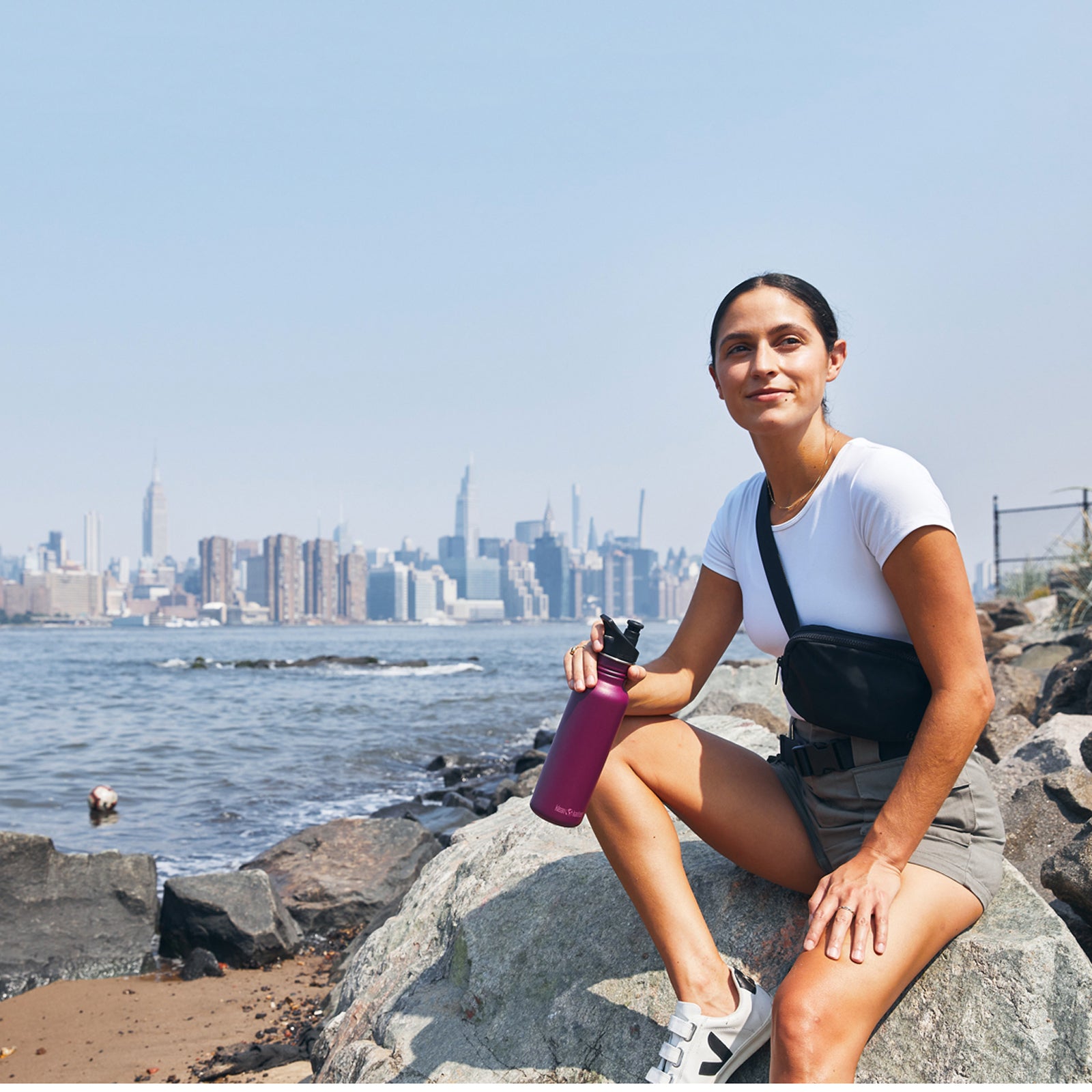 KLEAN KANTEEN Sport Trinkflasche Classic Sport Cap Weithals Wasser Flasche 800ml