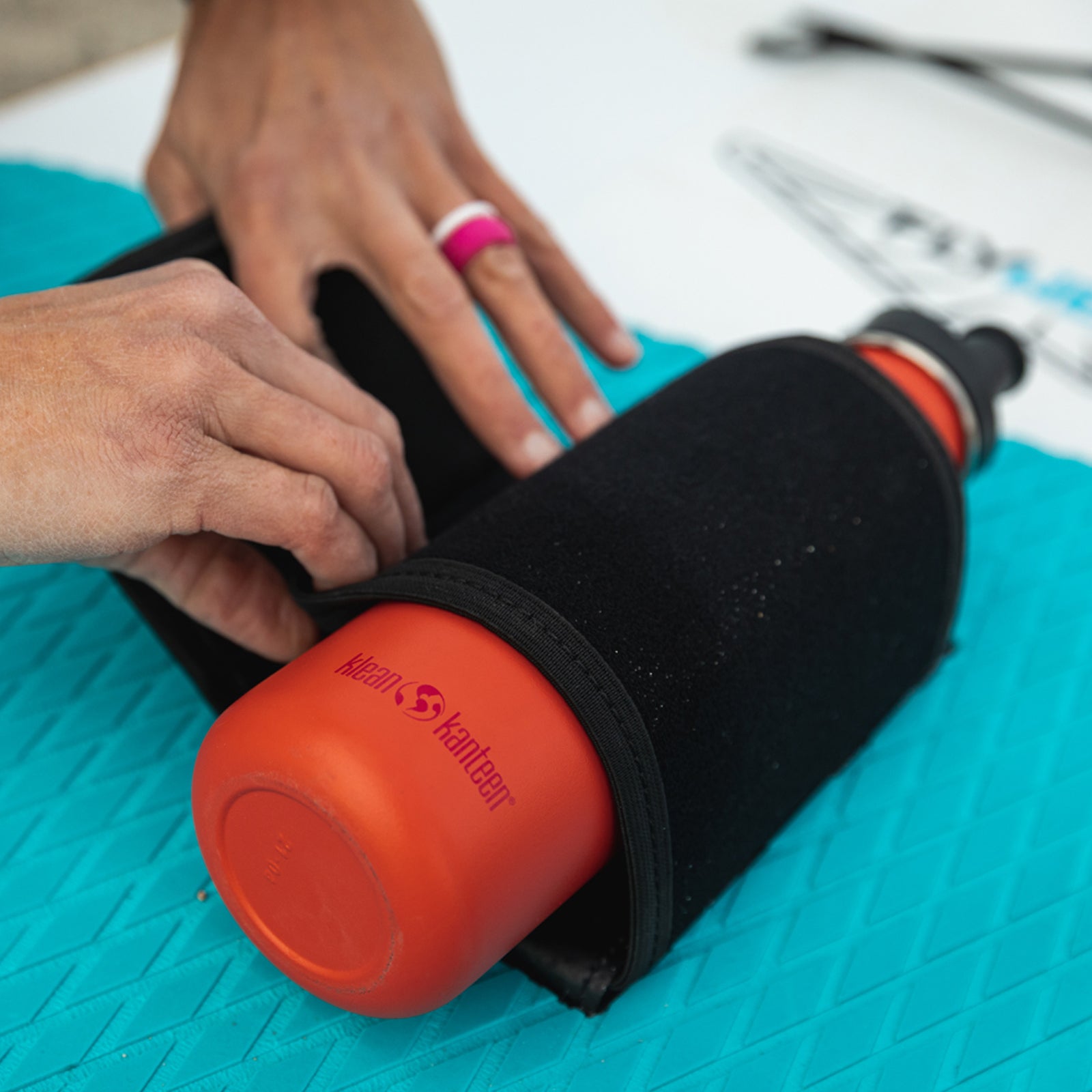 KLEAN KANTEEN Sport Trinkflasche Classic Sport Cap Weithals Wasser Flasche 800ml