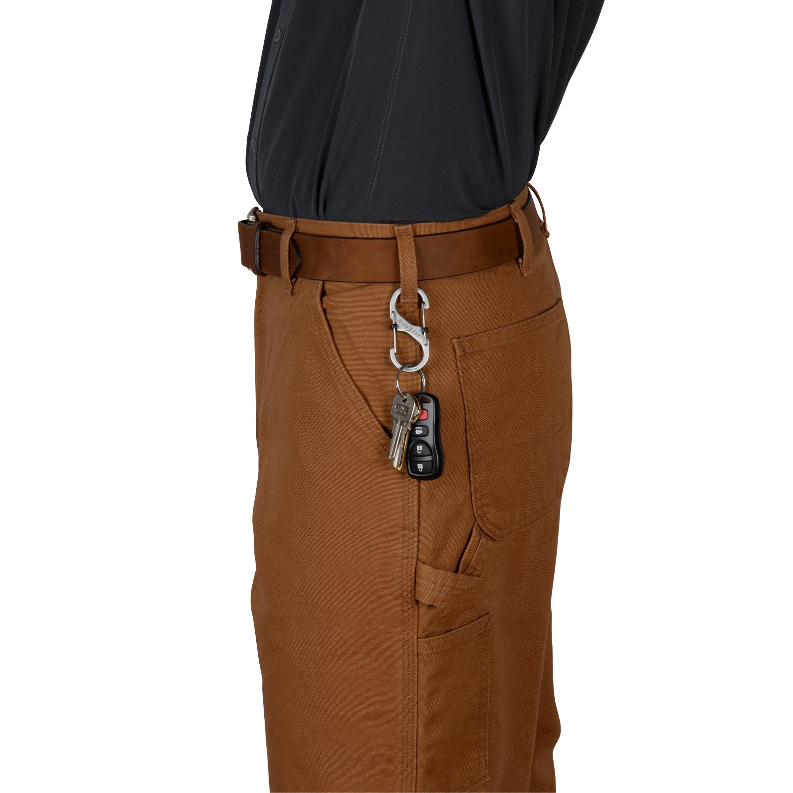 NITE IZE SlideLock S-Biner Mini Doppel Karabiner Schlüsselanhänger Schnapp Haken