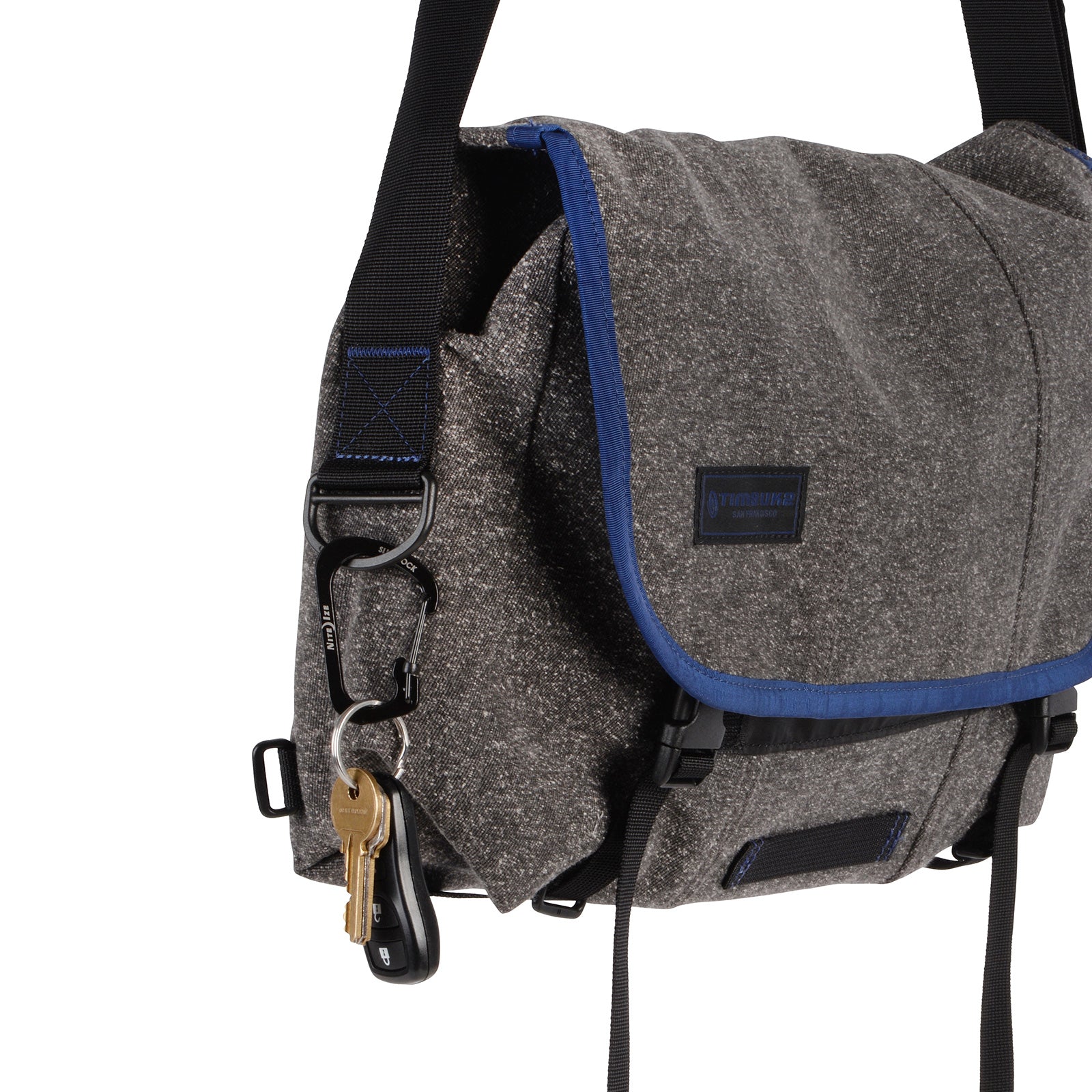 NITE IZE SlideLock Mini mousqueton porte-clés à fermeture à cliquet en acier inoxydable