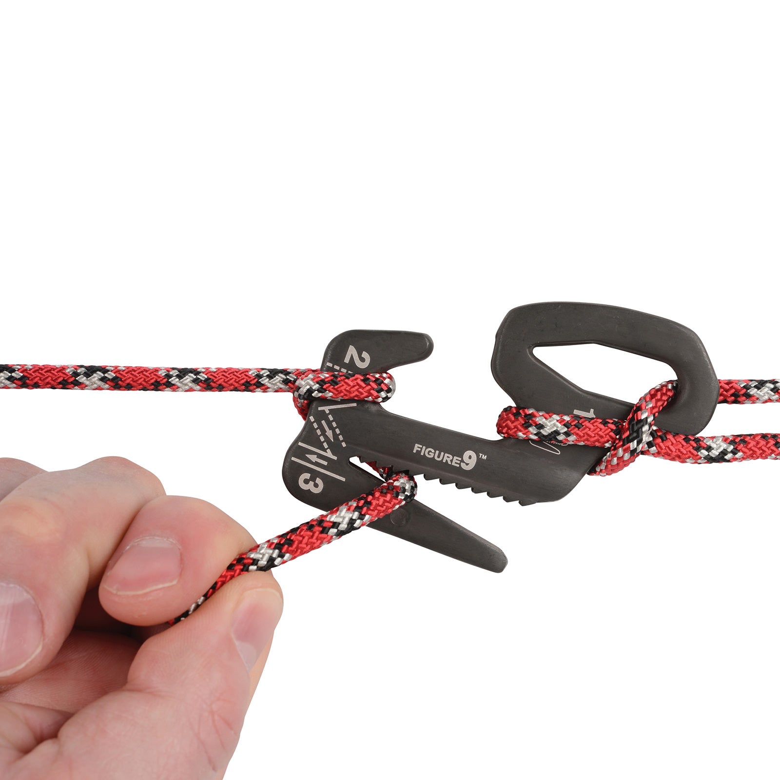NITE IZE Figure9 L Knotenhilfe Zelt Leine Seil Spanner Karabiner Haken Transport