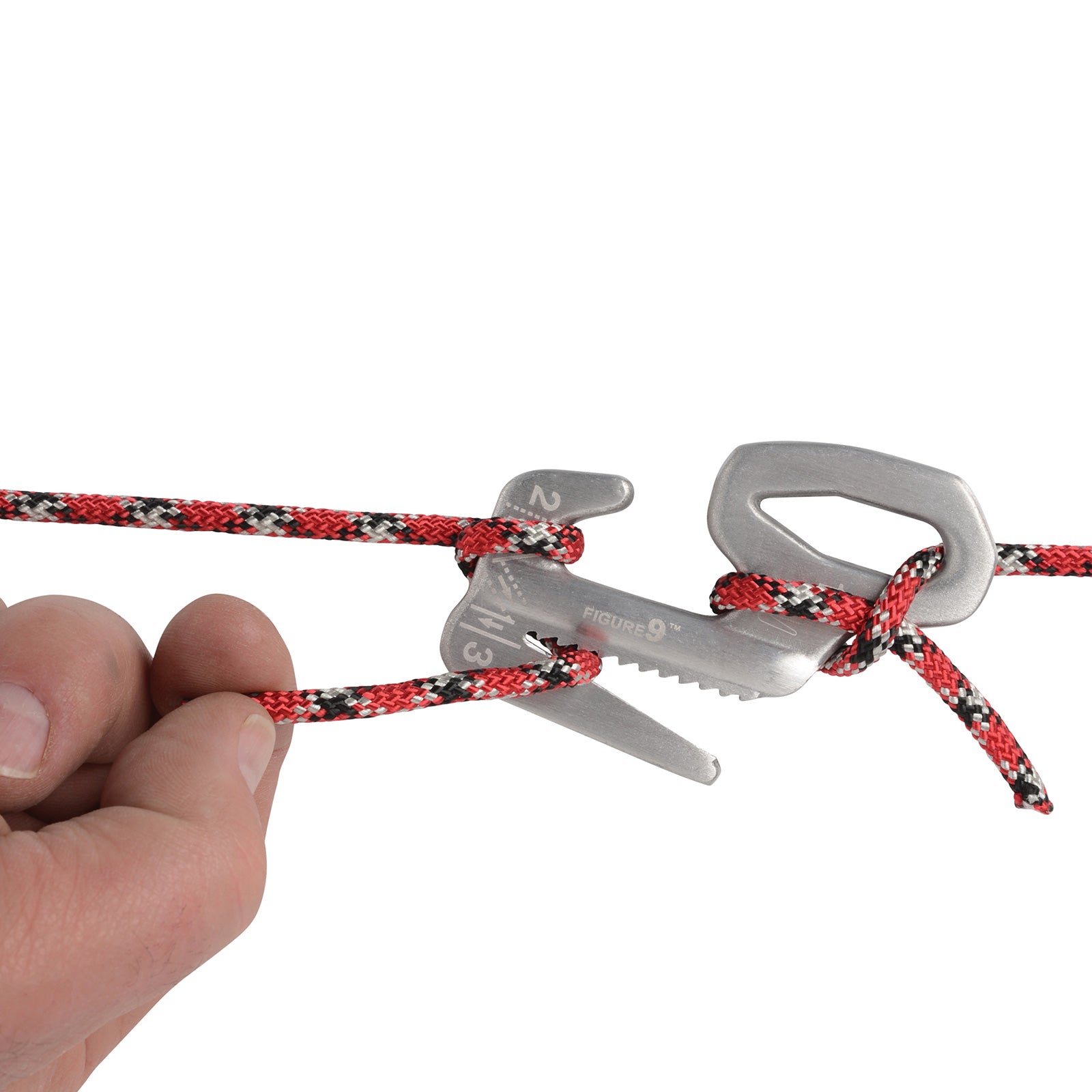 NITE IZE Figure9 L Knotenhilfe Zelt Leine Seil Spanner Karabiner Haken Transport