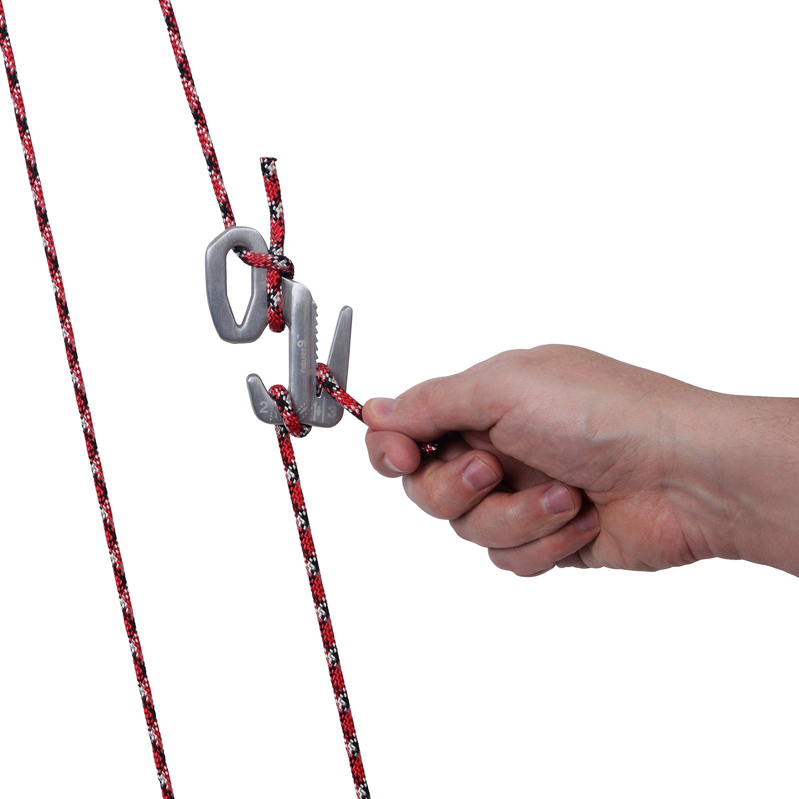 NITE IZE Figure9 L Knotenhilfe Zelt Leine Seil Spanner Karabiner Haken Transport