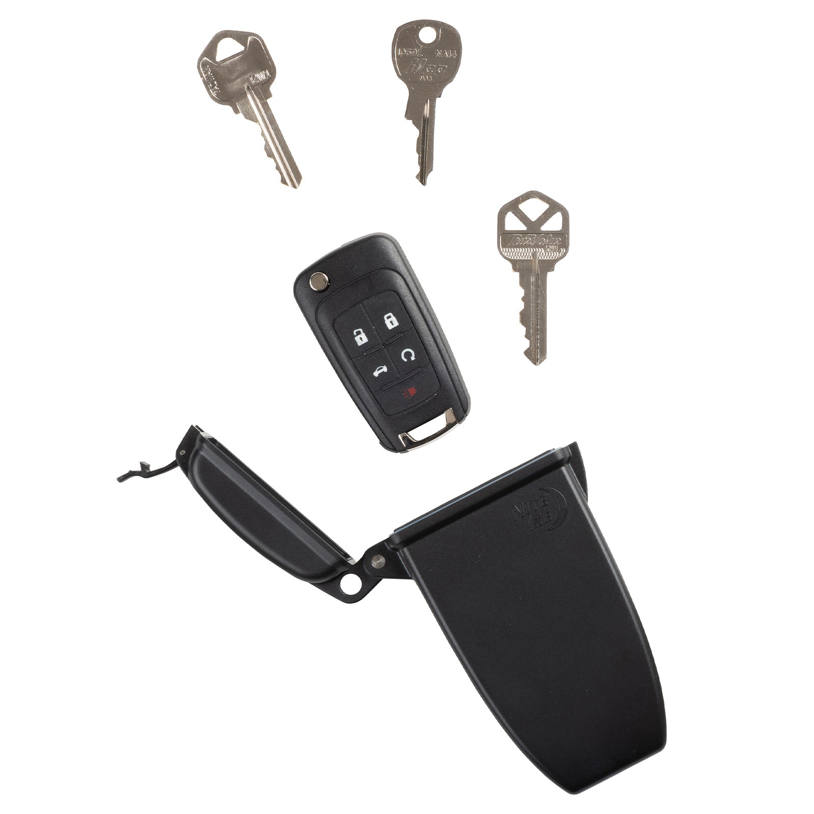 Boîte à clés magnétique NITE IZE HideOut XL – Cachette magnétique pour voiture