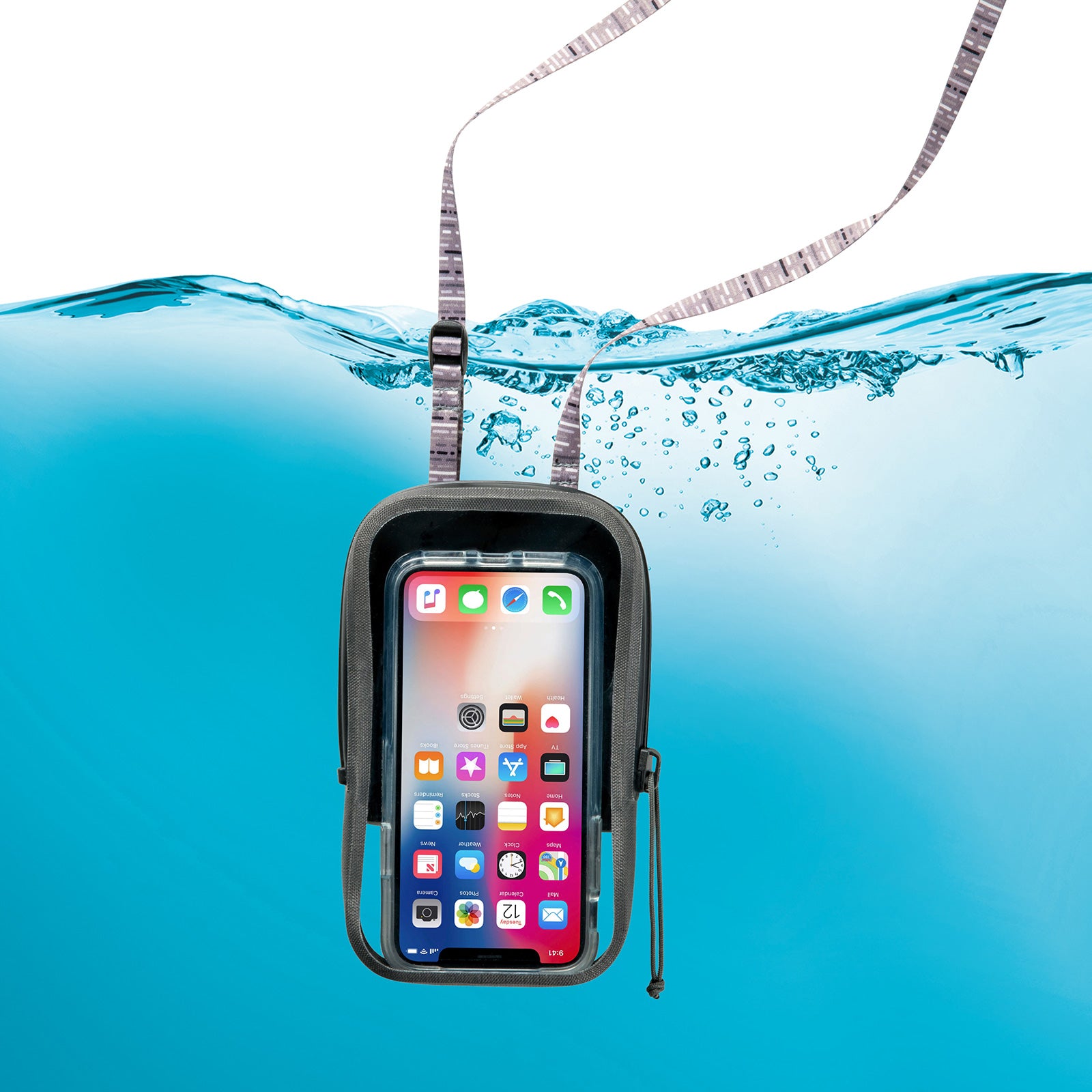 NITE IZE RunOff Waterproof Underwater Cell Phone Protective Case Cover 7"