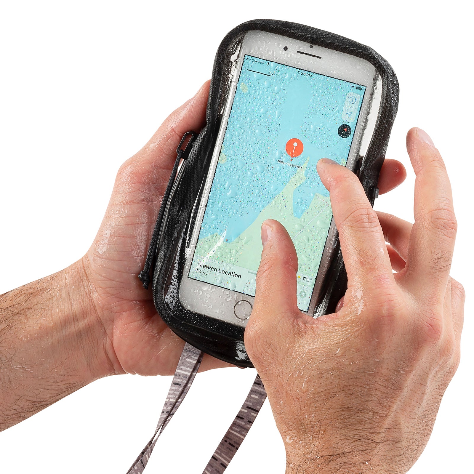 NITE IZE RunOff Waterproof Underwater Cell Phone Protective Case Cover 7"
