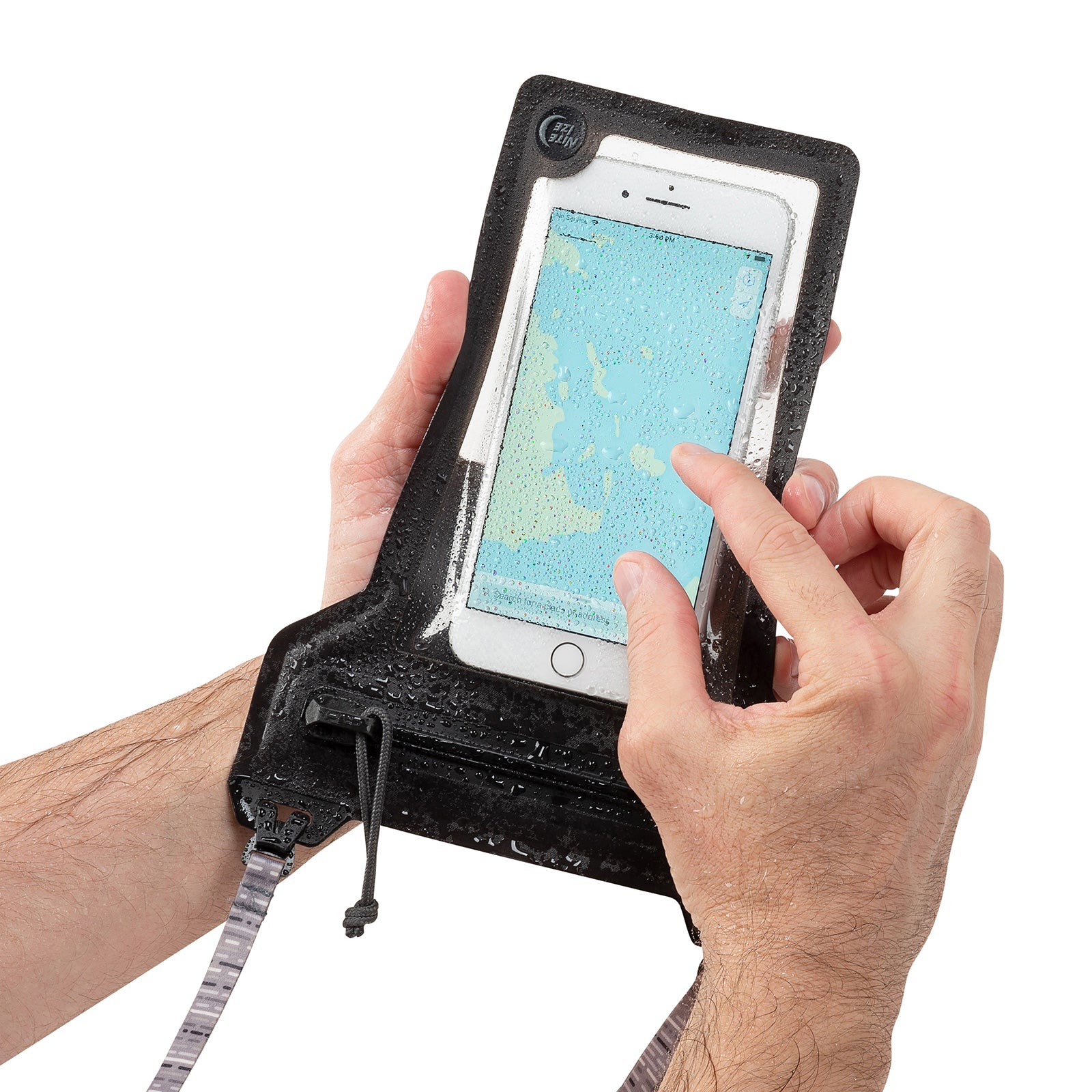 NITE IZE RunOff waterdichte onderwaterhoes voor je mobiel, 7 inch