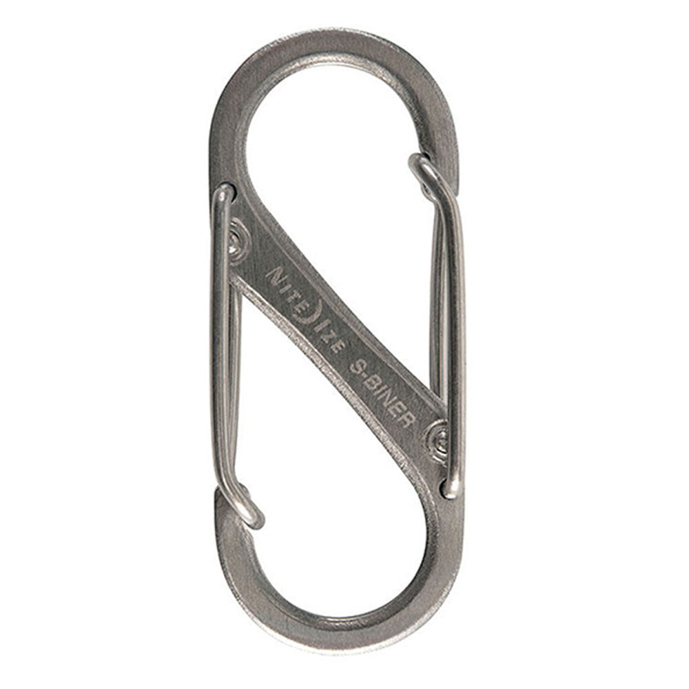 NITE IZE Set van 2 SlideLock S-Biner Mini dubbele karabijnhaken sleutelhangers
