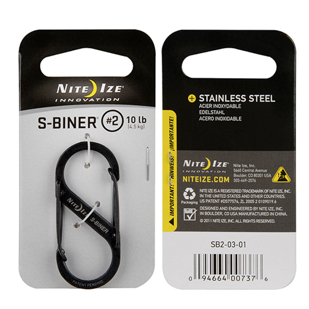 NITE IZE S-Biner Mini Double Carabiner Snap Hook Carabiner Key Chain