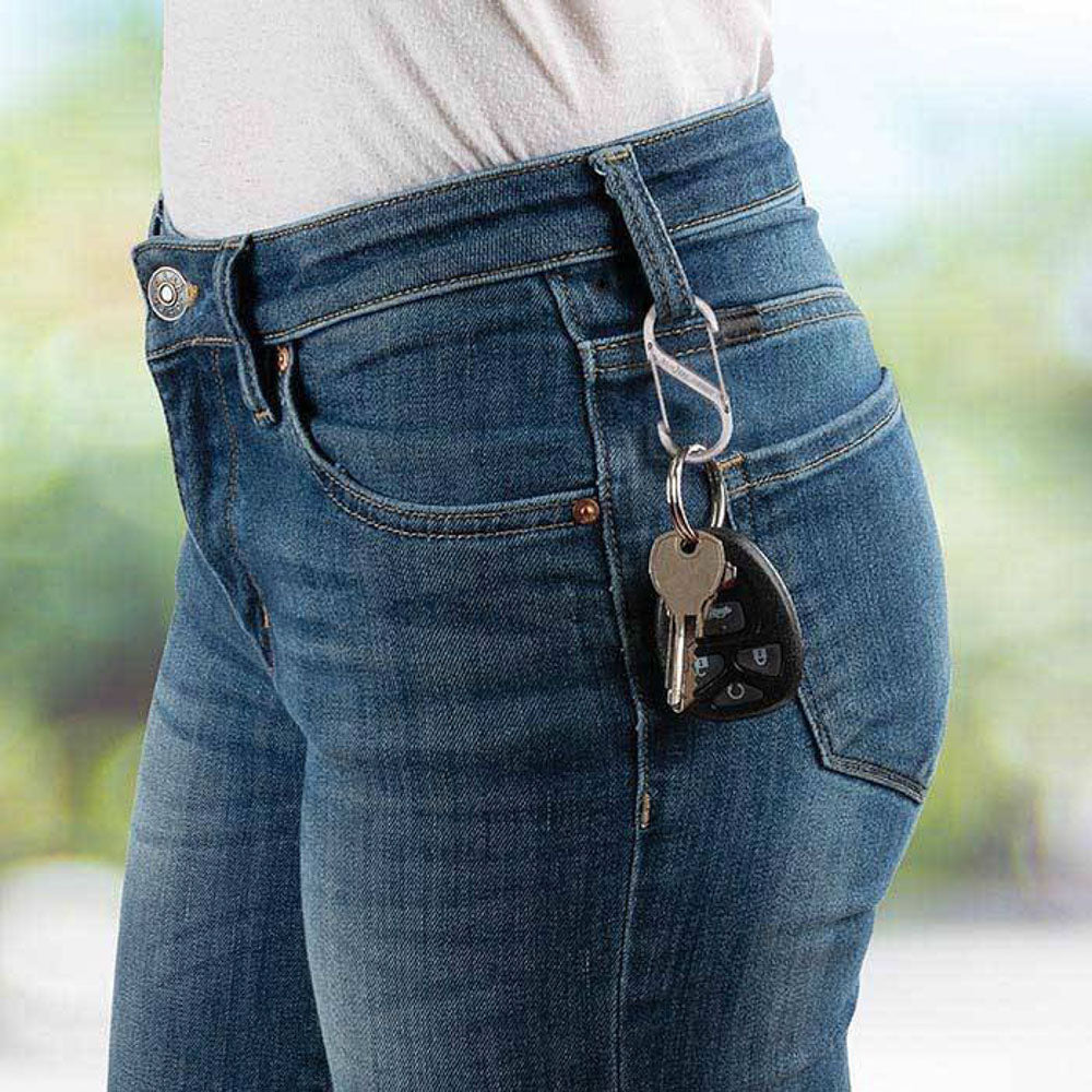 NITE IZE S-Biner Mini Doppelkarabiner Schnapp Haken Karabiner Schlüssel Anhänger