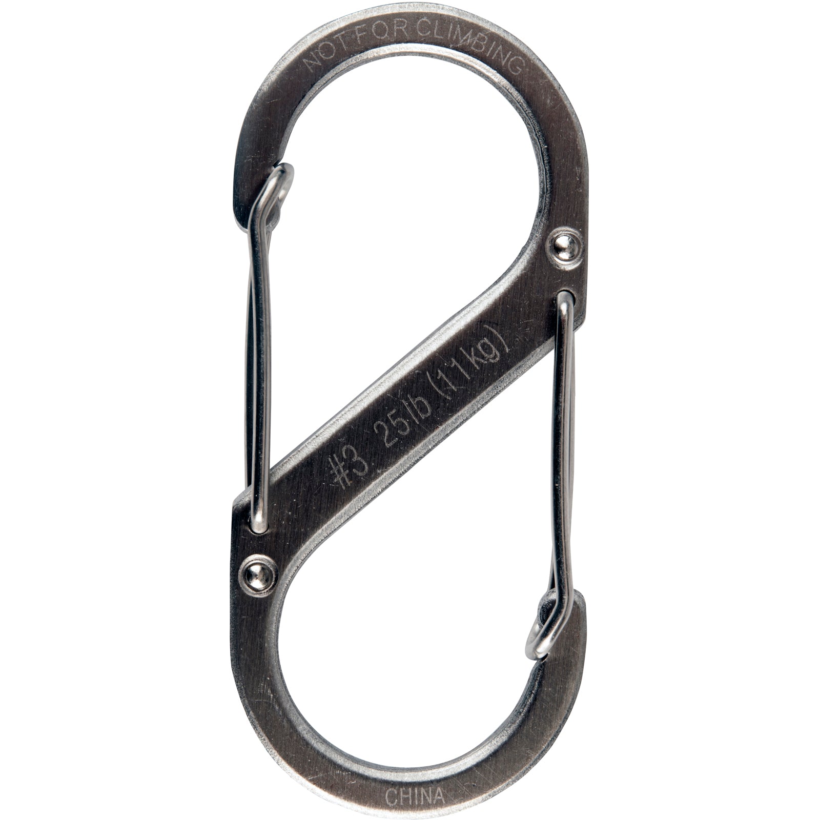 NITE IZE S-Biner Mini Doppelkarabiner Schnapp Haken Karabiner Schlüssel Anhänger