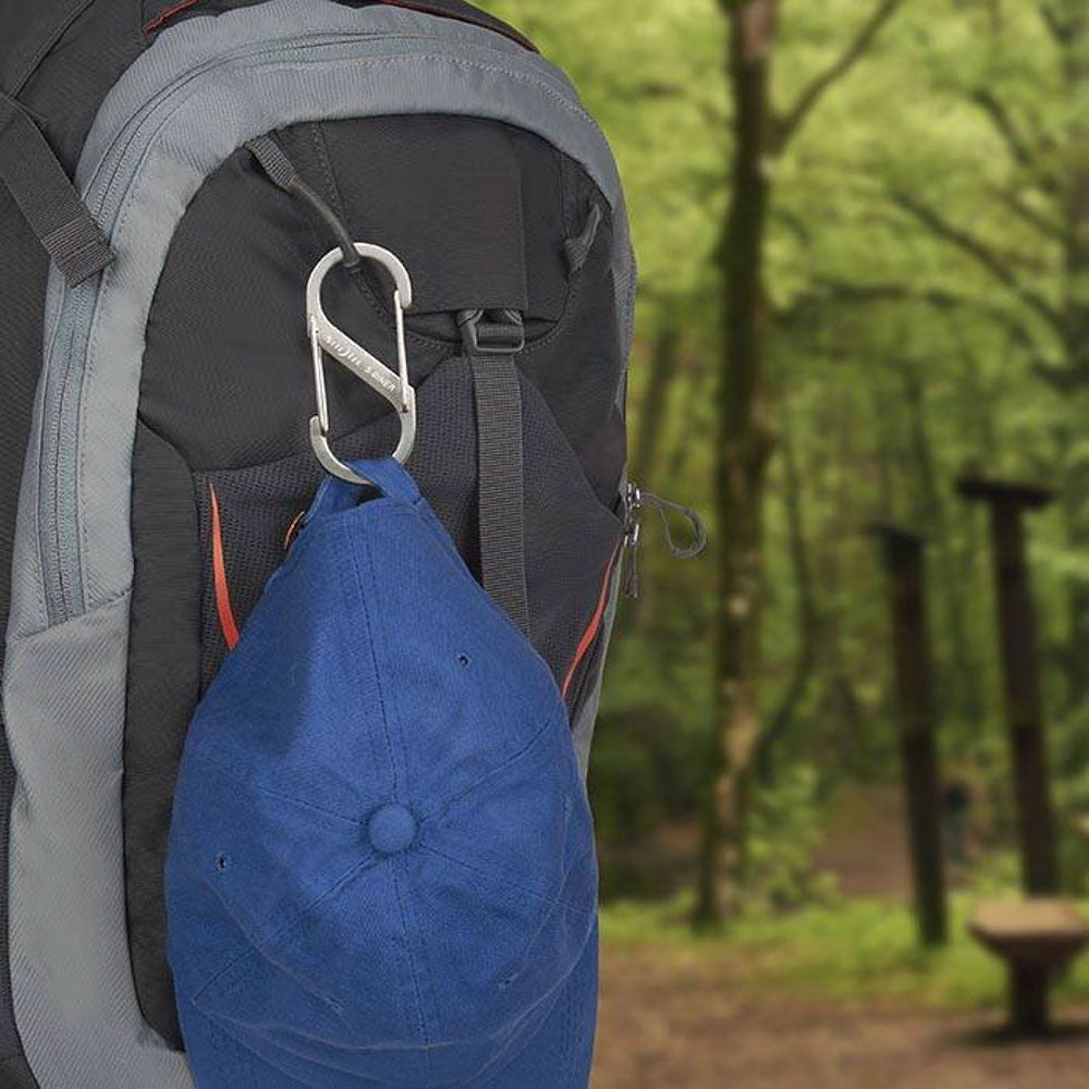 NITE IZE S-Biner Mini Doppelkarabiner Schnapp Haken Karabiner Schlüssel Anhänger