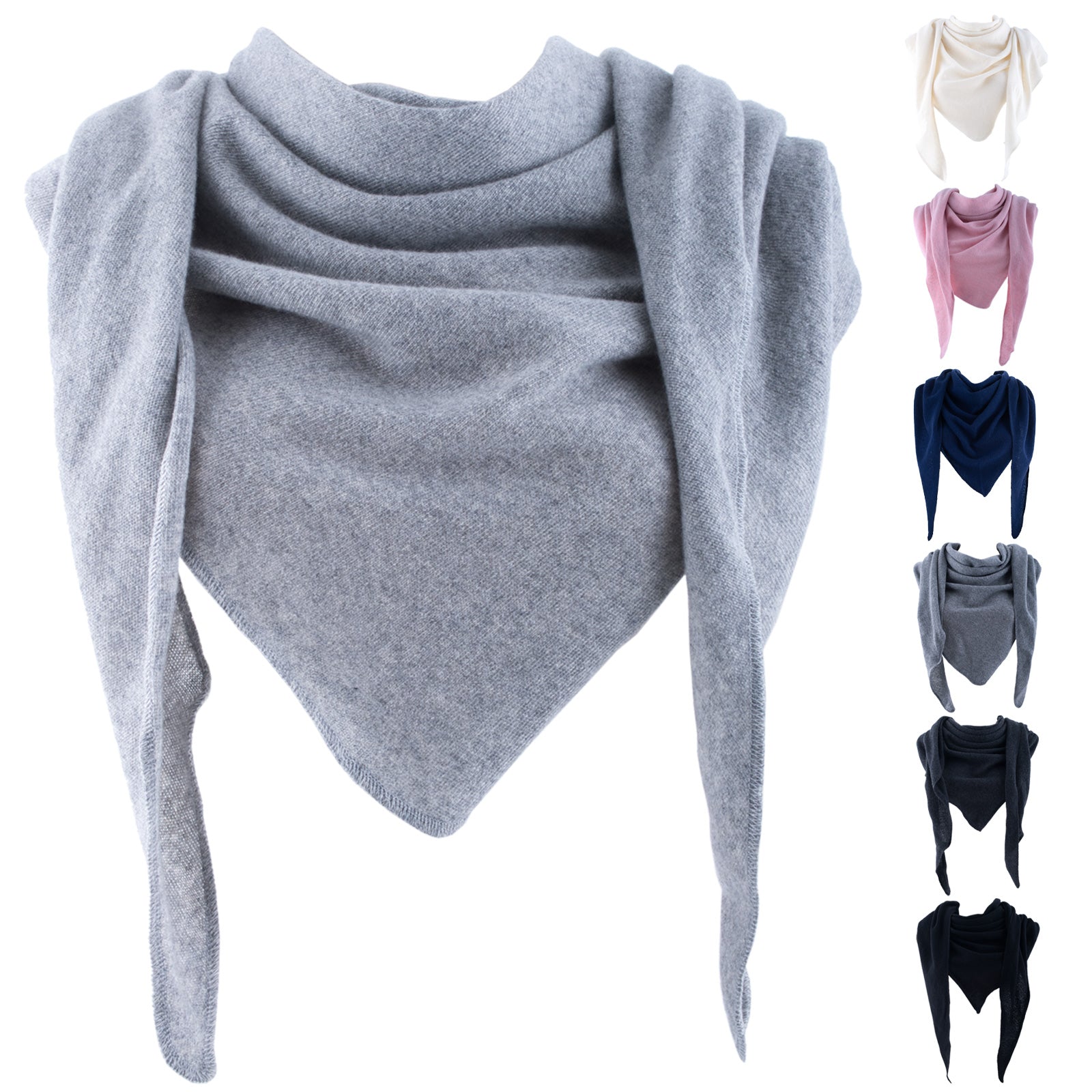 GOLDEN GOAT Wollschal Noorvik Winter Strick Schal XL 100% Kaschmir Wolle