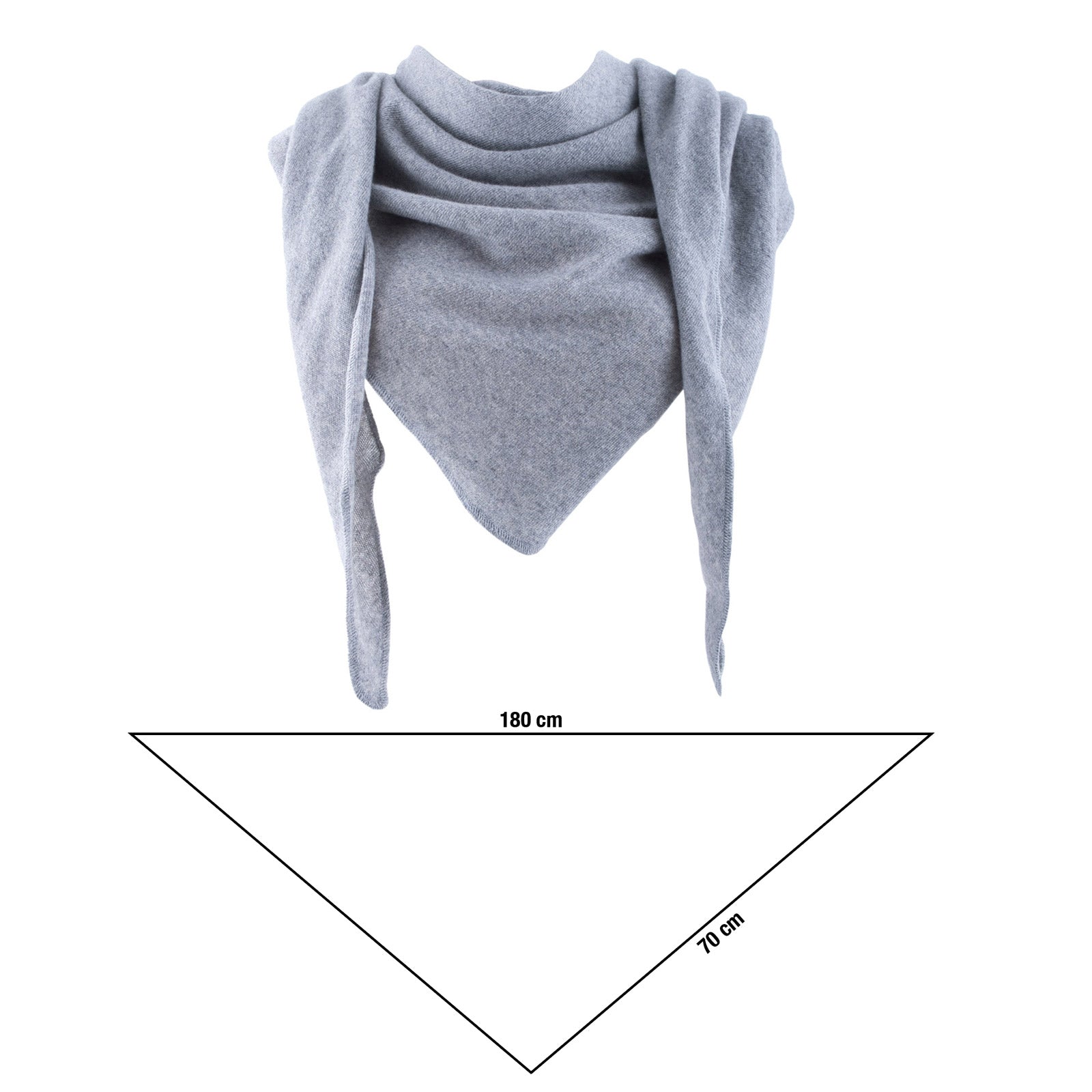 GOLDEN GOAT Wollschal Noorvik Winter Strick Schal XL 100% Kaschmir Wolle