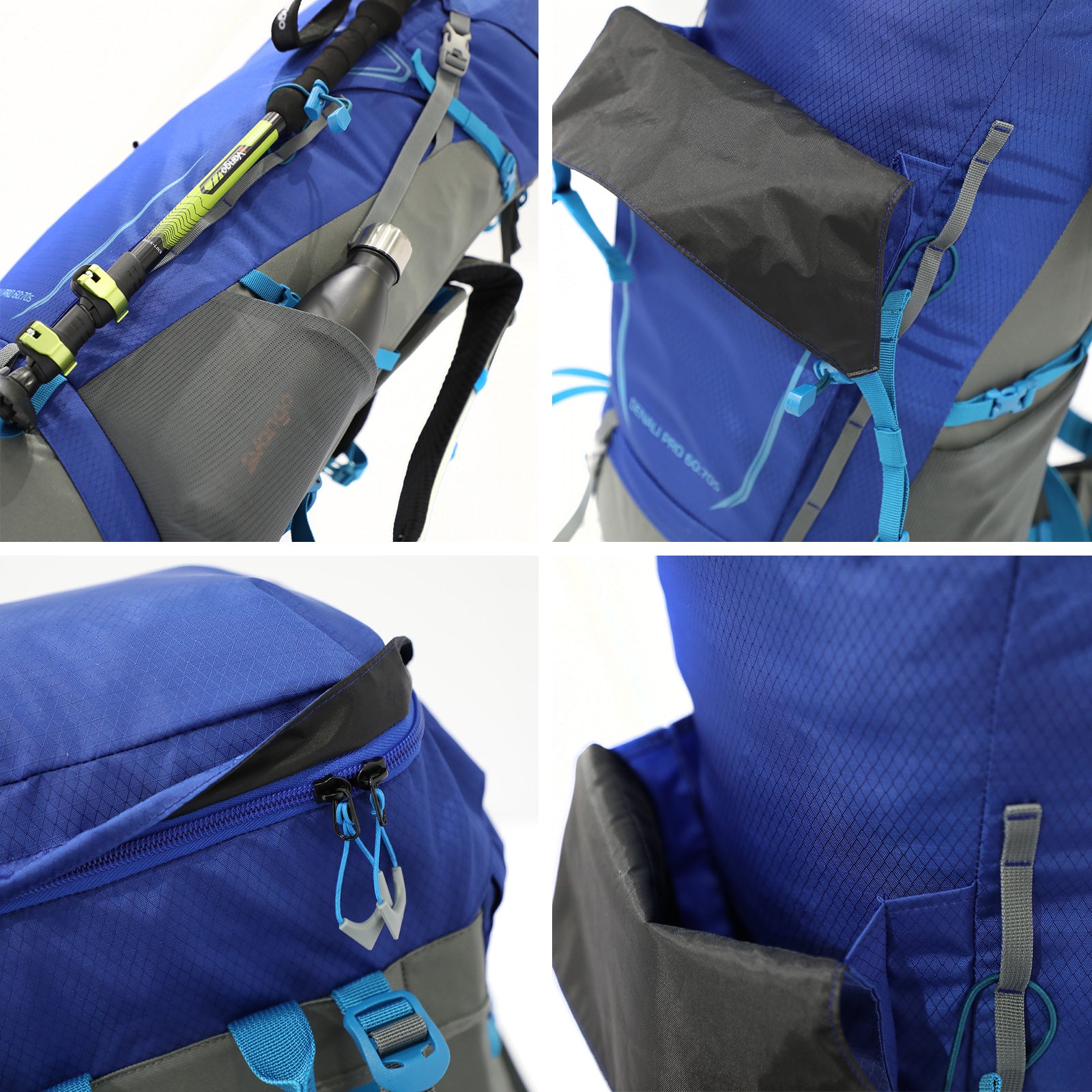 VANGO Trekking Backpack Denali Pro S 60:70 L Outdoor Hiking Backpack Rain Cover
