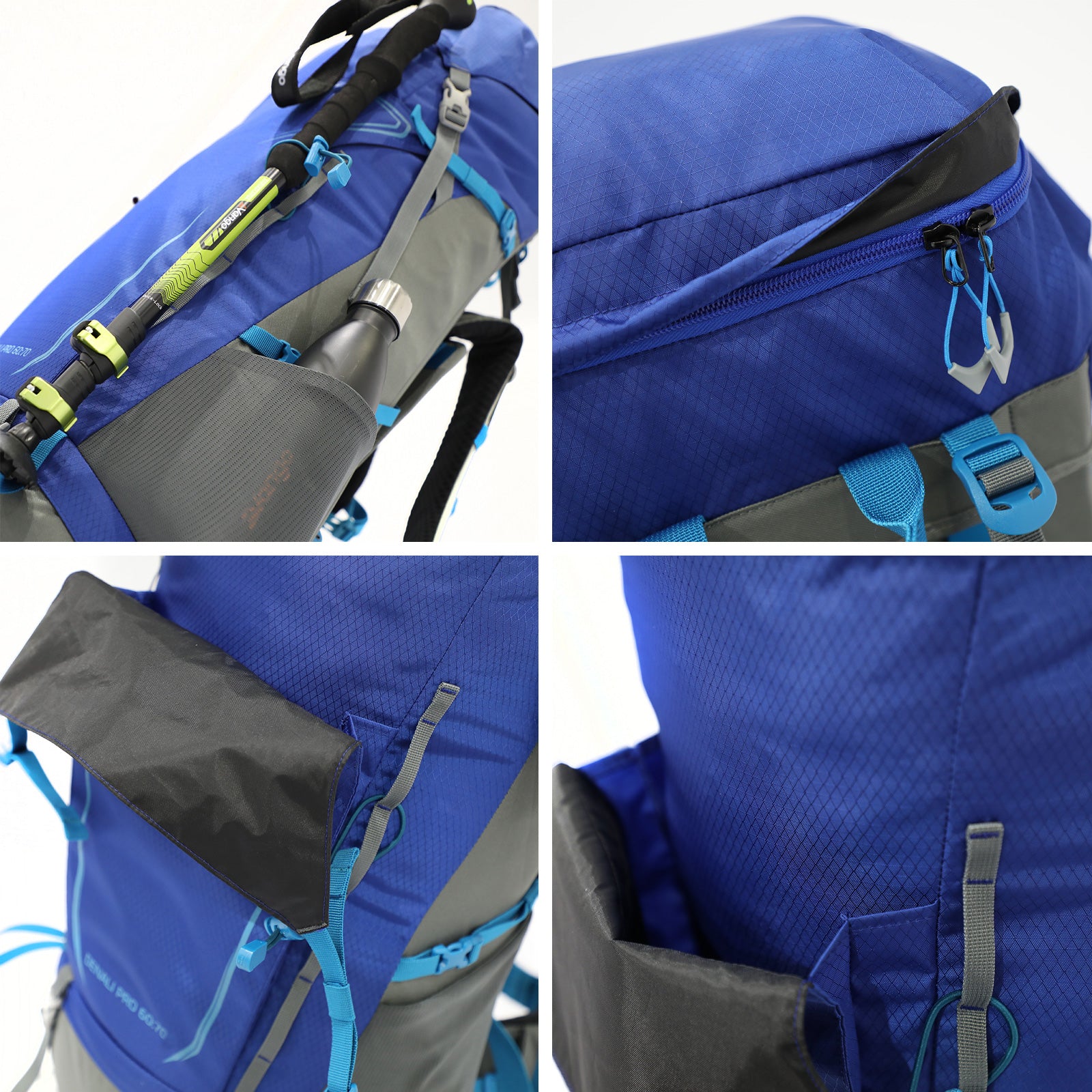 VANGO Trekkingrucksack Denali Pro 60:70 L Outdoor Wander Rucksack Regenschutz