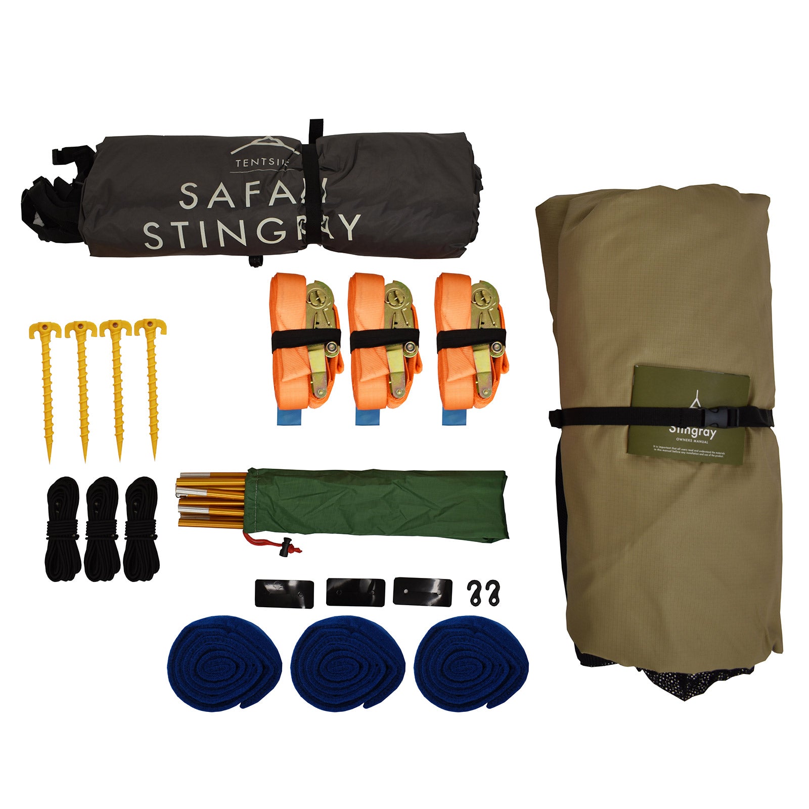 TENTSILE Baumzelt Safari Stingray 3.0 Trekking 2-3 Personen Flug Zelt Hängematte