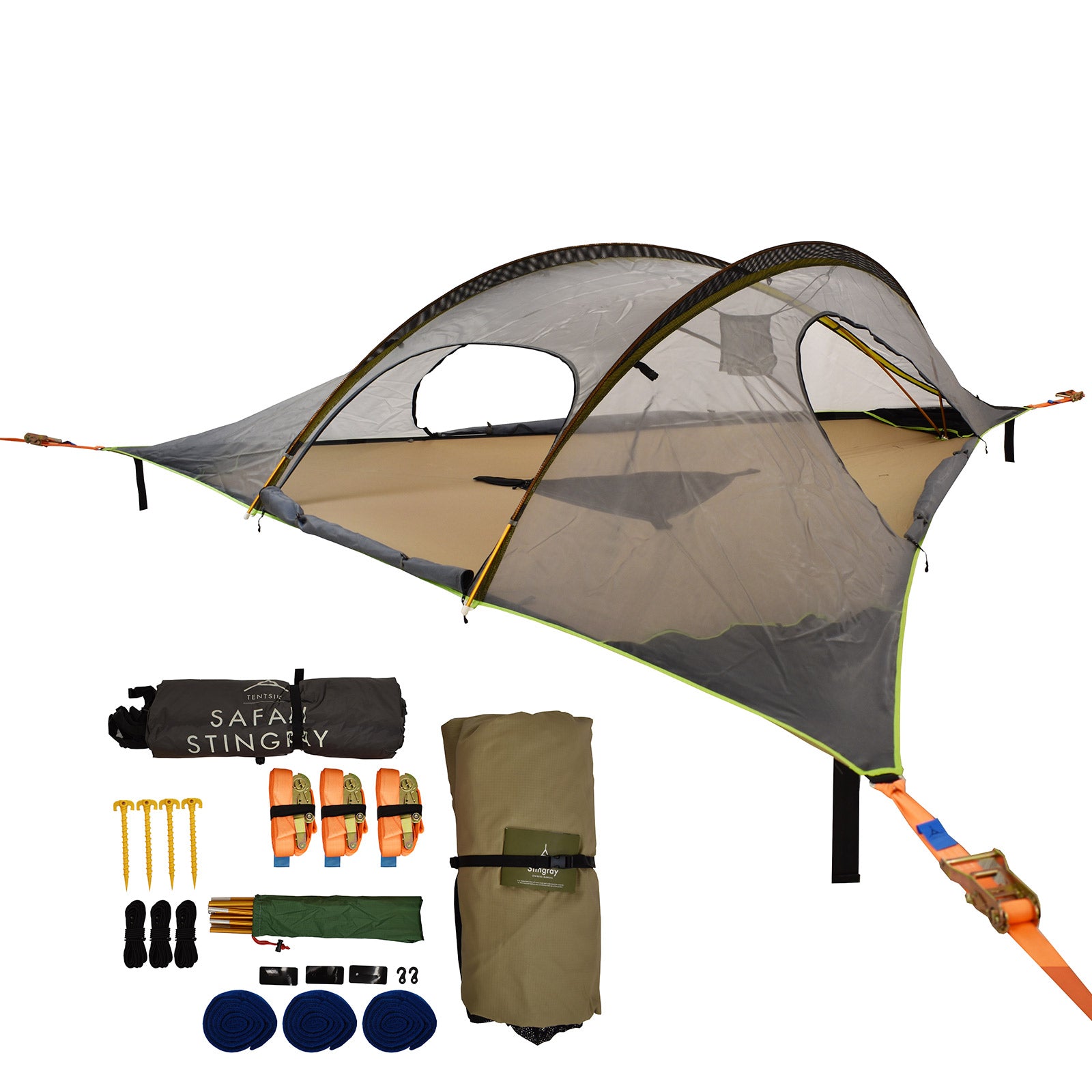TENTSILE Baumzelt Safari Stingray 3.0 Trekking 2-3 Personen Flug Zelt Hängematte