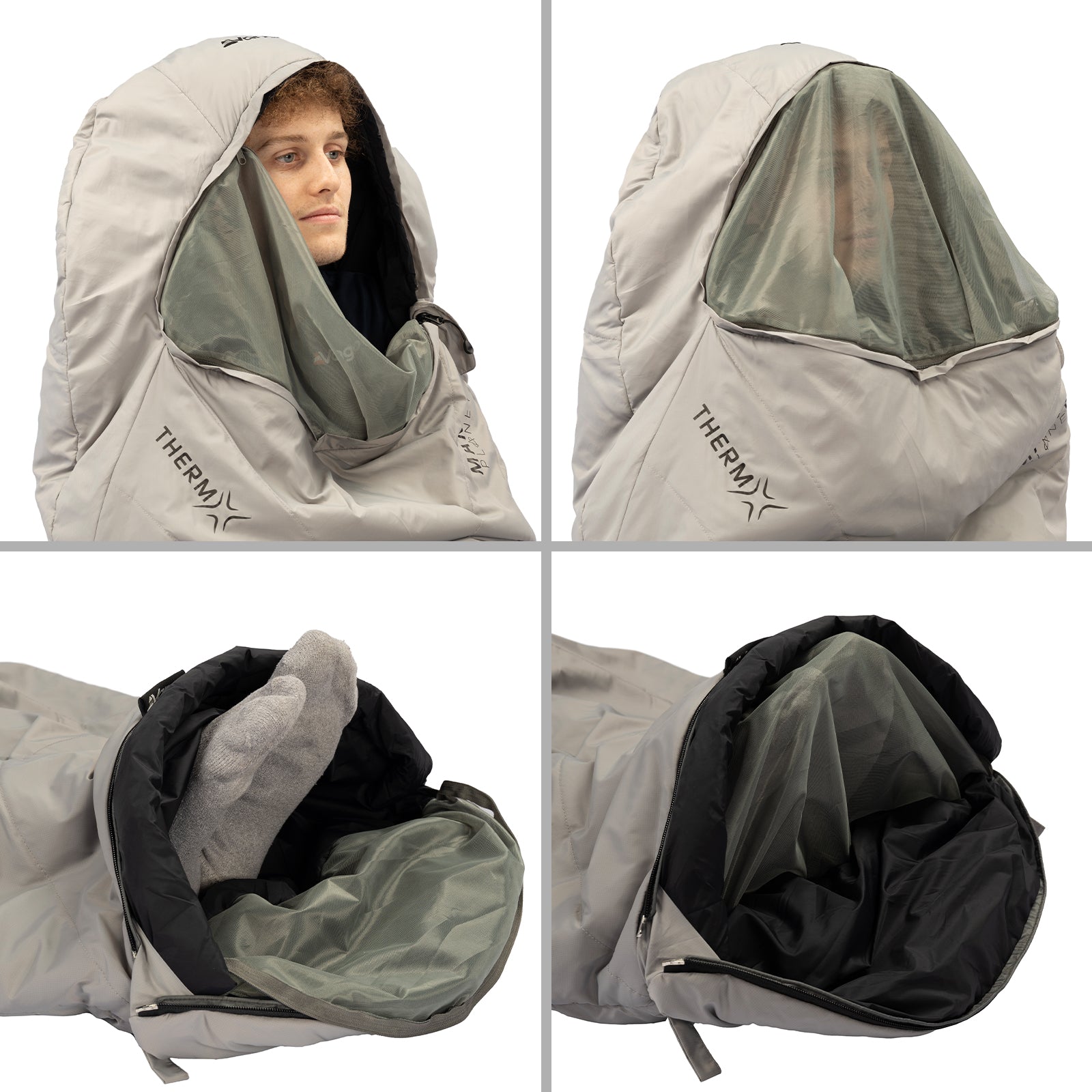 VANGO Mumienschlafsack Mantis Planet Sommer Trekking Schlafsack Leicht 940g
