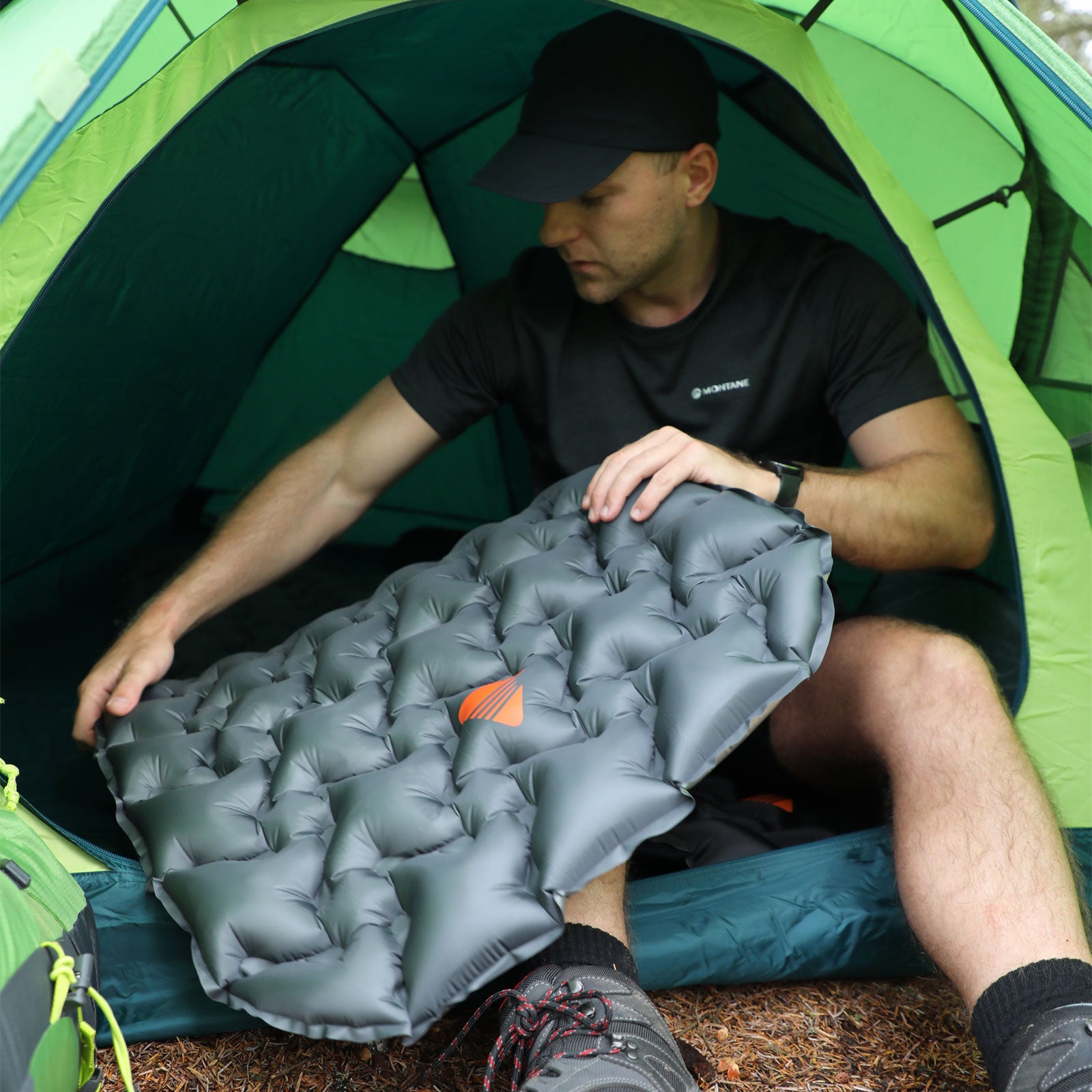 VANGO Trekking Isomatte Aotrom Thermo Platinum Luftbett Camping Matte 0,56 kg