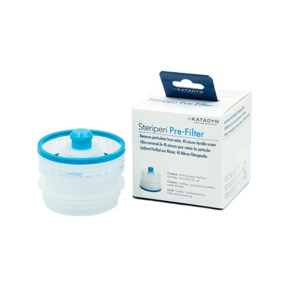 Filtre à eau SteriPEN PreFilter, purificateur d'eau portable, traitement à large ouverture