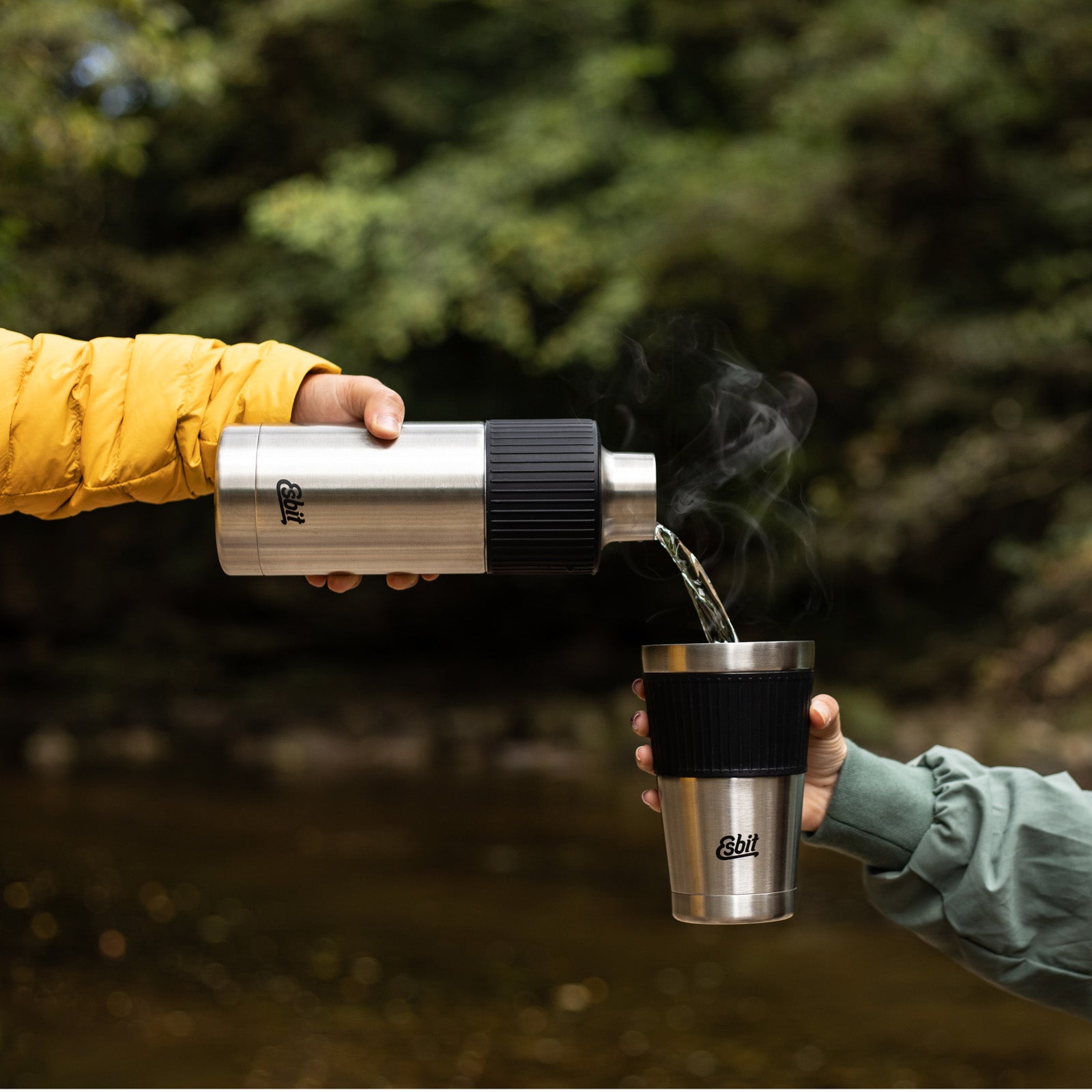 ESBIT Thermo Mug Insulated Mug Sculptor Coffee Car Mug Coffee Cup 550 ml