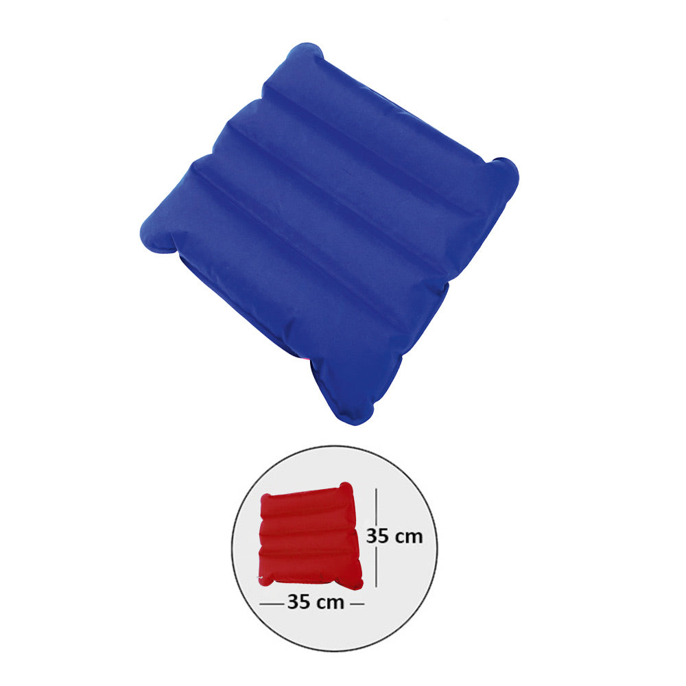 OUTDOOR Mikrofaser Sitzkissen Aufblasbar Thermo Kissen Stadion Boot Angeln Jagd