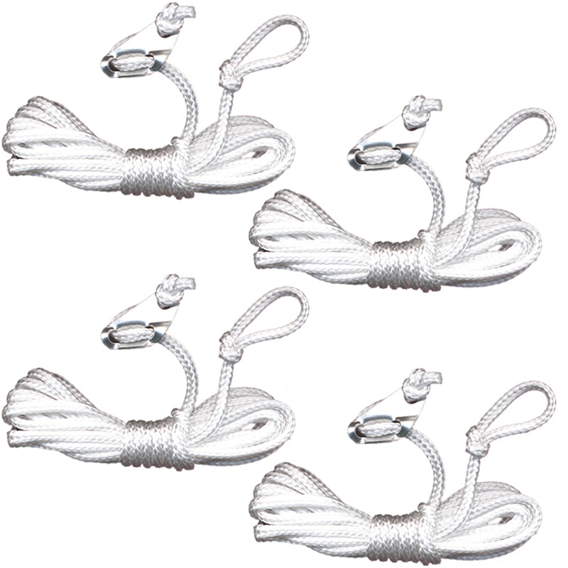 OUTDOOR 4 x 4 m Set Abspannleine Zelt Leine Abspann Schnur Spann Seil Kordel 4mm