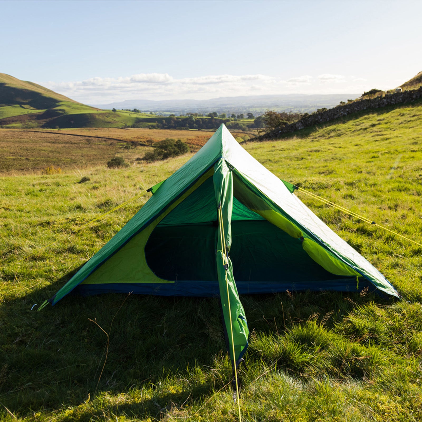 VANGO Trekkingtent Blade 200 Tent voor 1-2 personen, enkelboog, fiets- en kampeertent, 2 kg