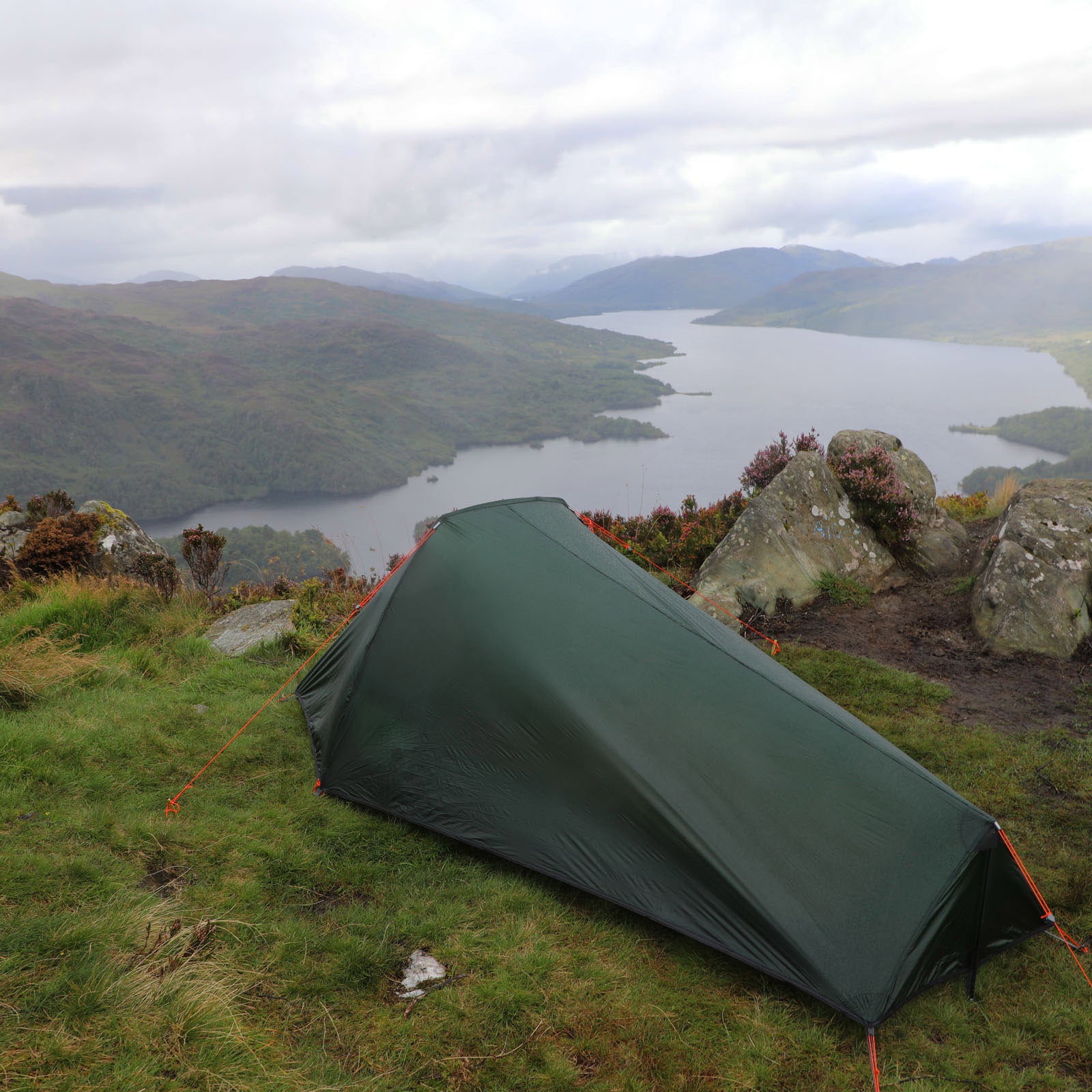 F10 Trekkingzelt Neon UL 1 Personen Camping Fahrrad Tunnel Zelt Biwak 0,5 kg