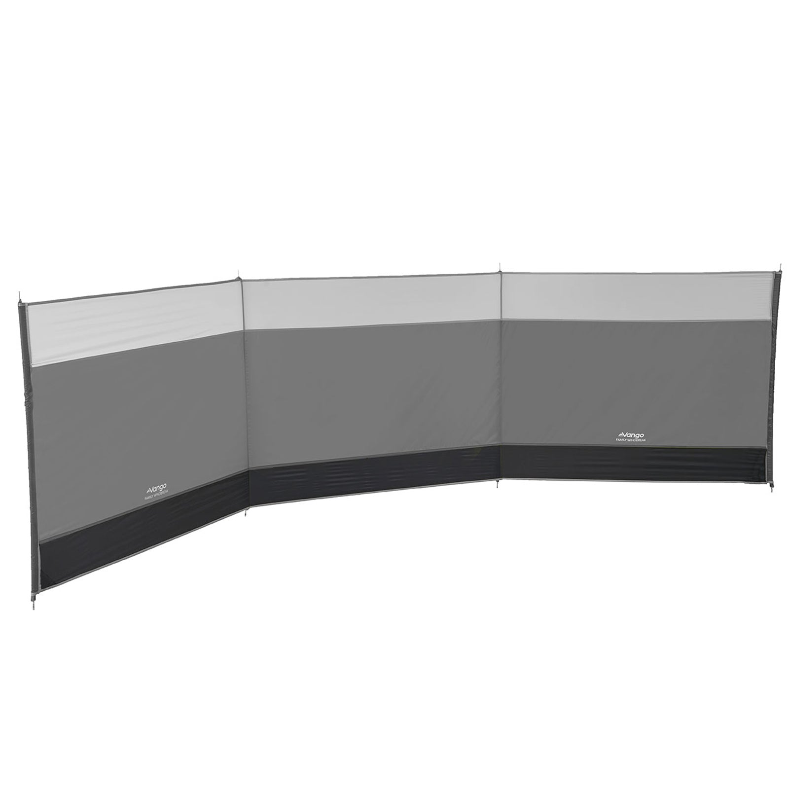 Brise-vent familial VANGO 435 x 120 cm, abri de plage XL, clôture de jardin
