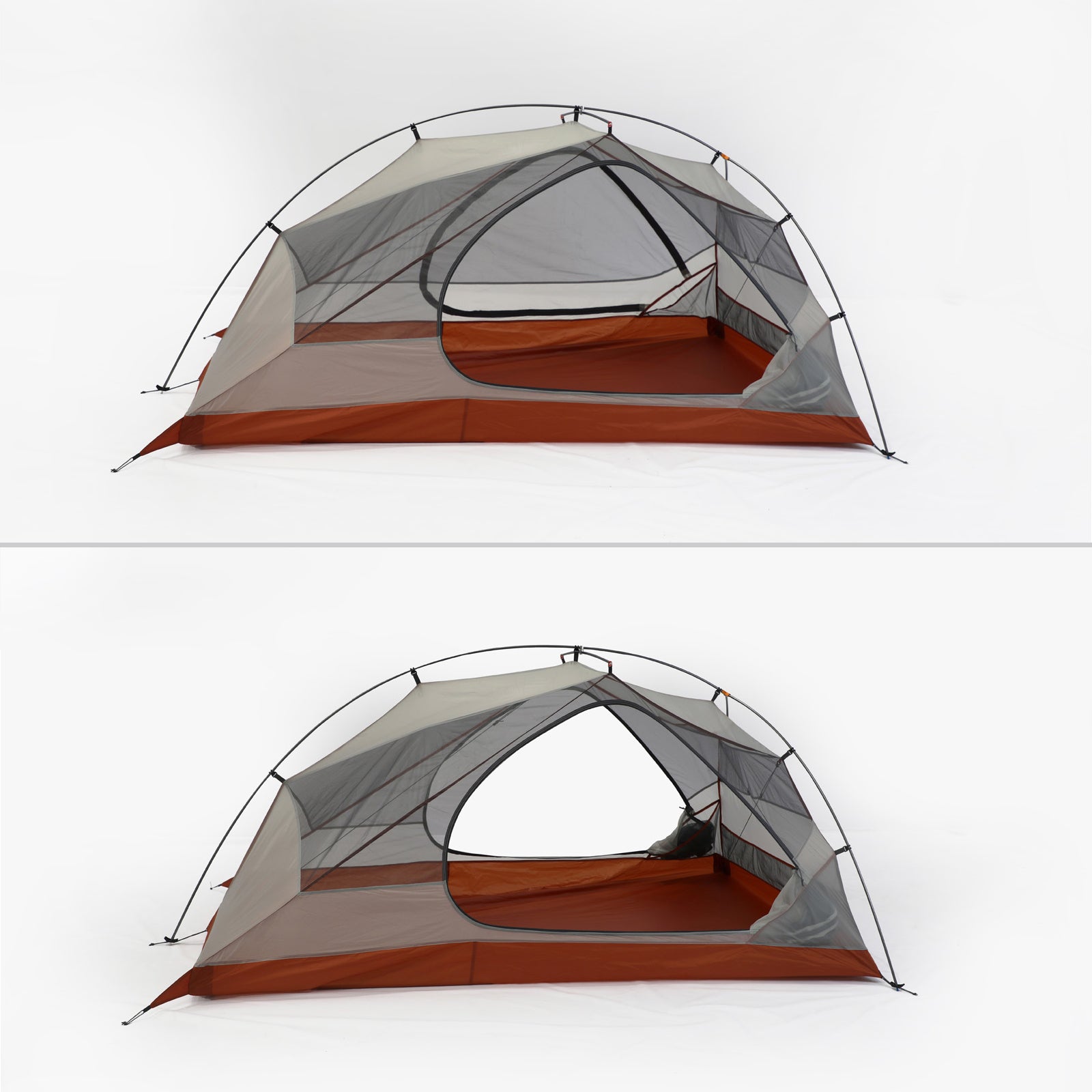 F10 Trekkingzelt Radon UL 2 Personen Camping Fahrrad Einmann Zelt Biwak 1,6 kg
